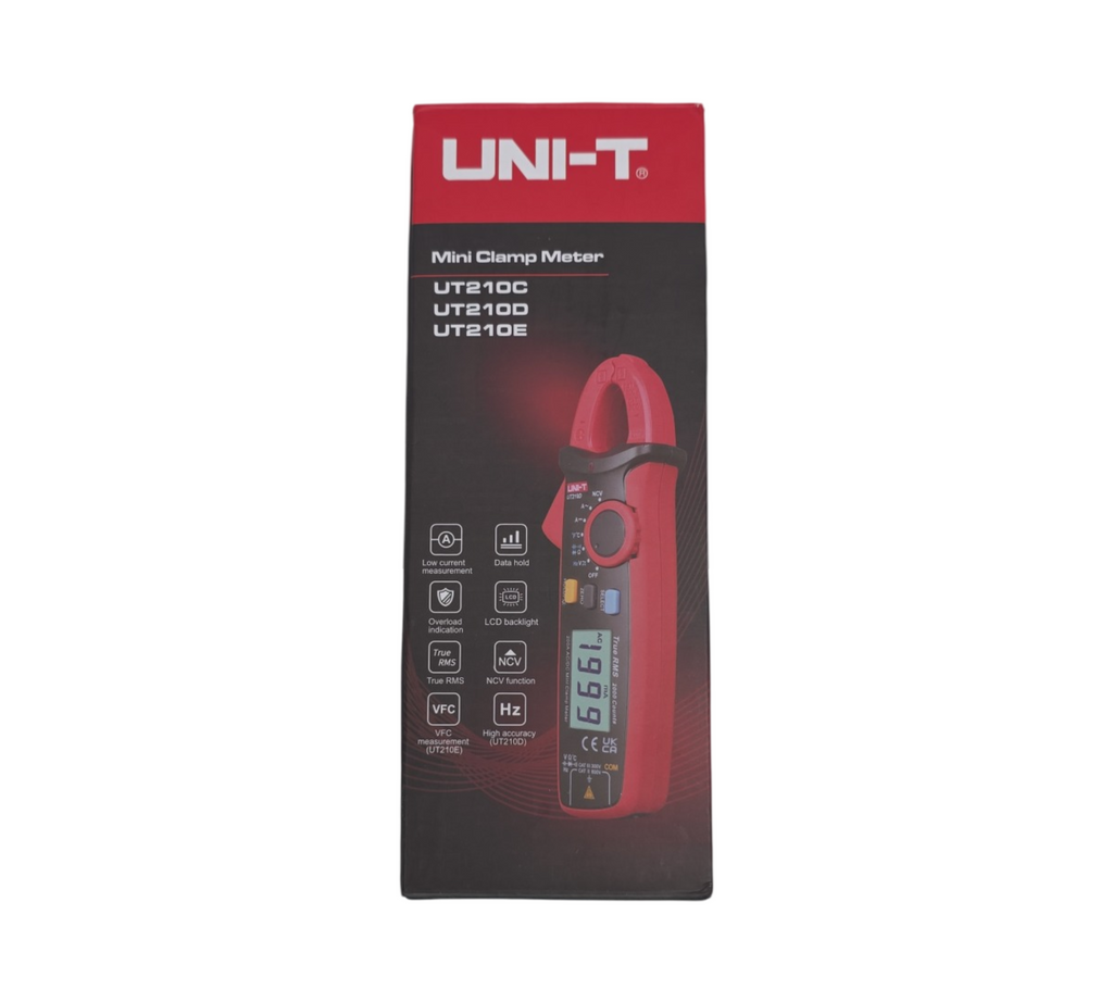 UNI-T UT210E Strommesszange Digital Amperemeter Voltmeter vollautomatisch AC DC Multimeter