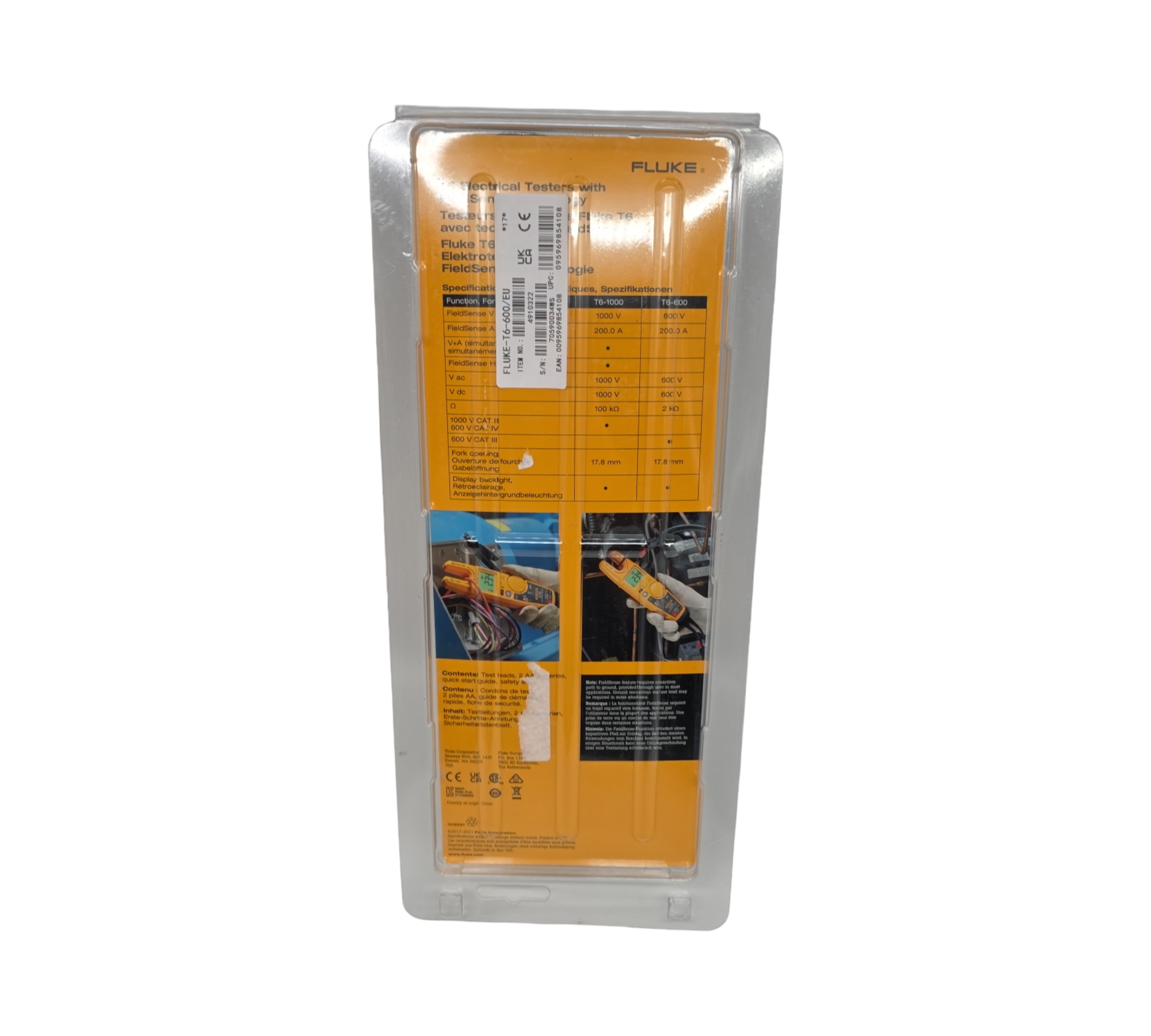 T6-600 Elektrischer Tester für Spannungsmessung EAN 0095969854108