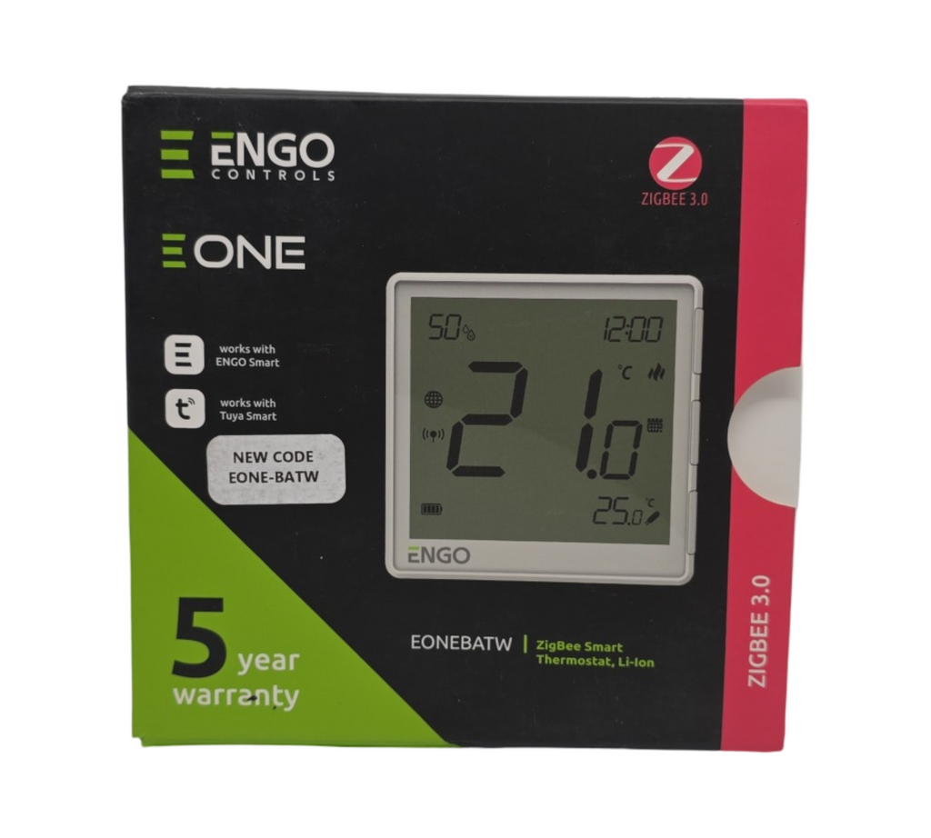 ENGO E-ONE Wireless Smart Thermostat, WiFi Programmierbarer Controller, ZigBee 3.0, Fußbodenheizung, Alexa kompatibel, TUYA Smartlife Control Boile...