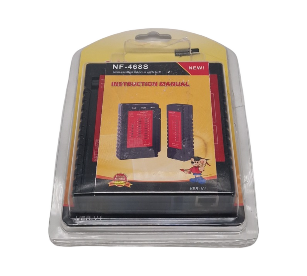 NOYAFA Netzwerkkabeltester RJ11 RJ12 RJ45 CAT5 CAT6 CAT7 STP UTP Kabeltester PoE-Tester Durchgangsprüfung
