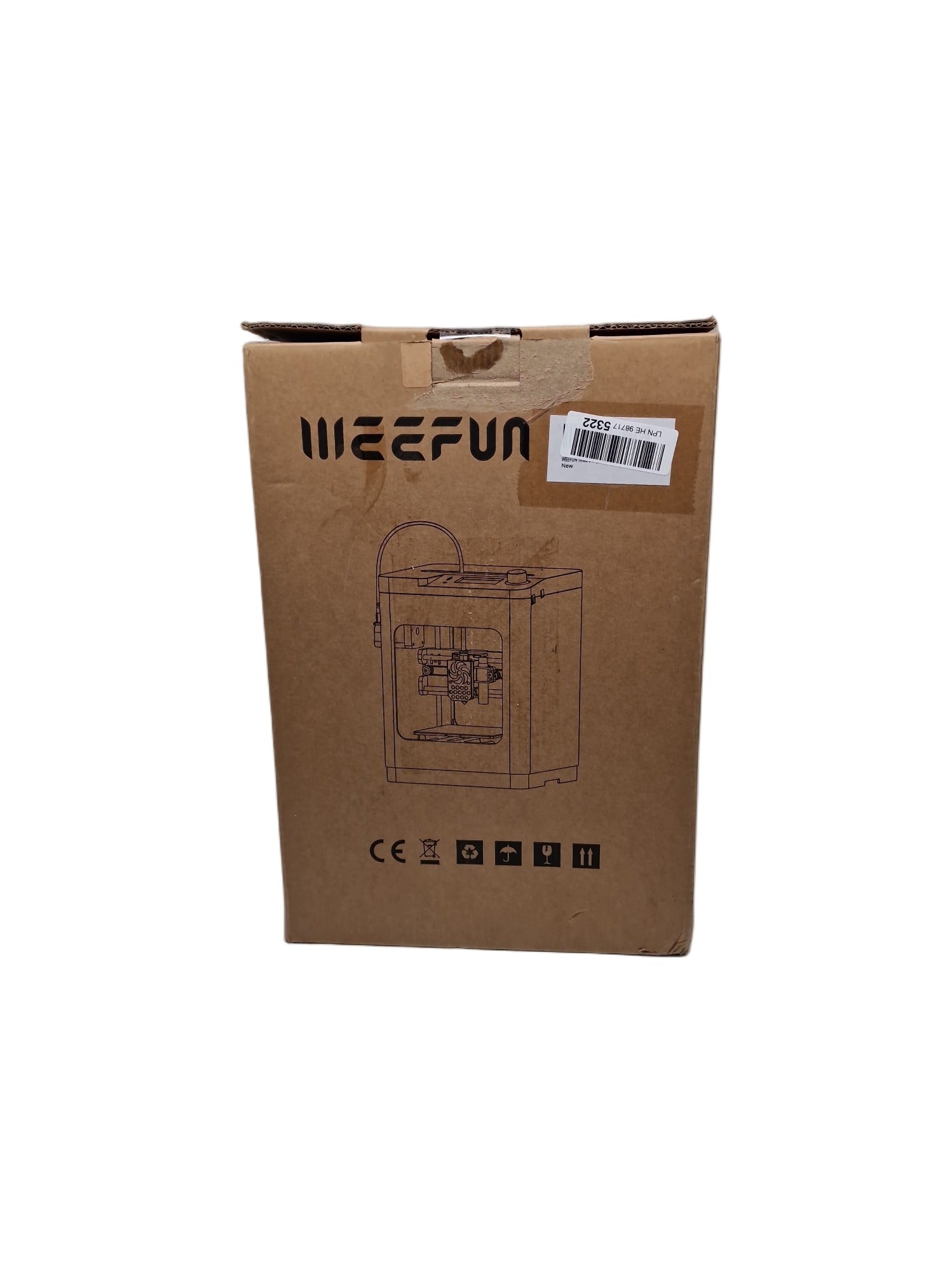 WEEFUN Tina2 S 3D-Drucker WiFi Cloud Auto-Nivellierung PEI