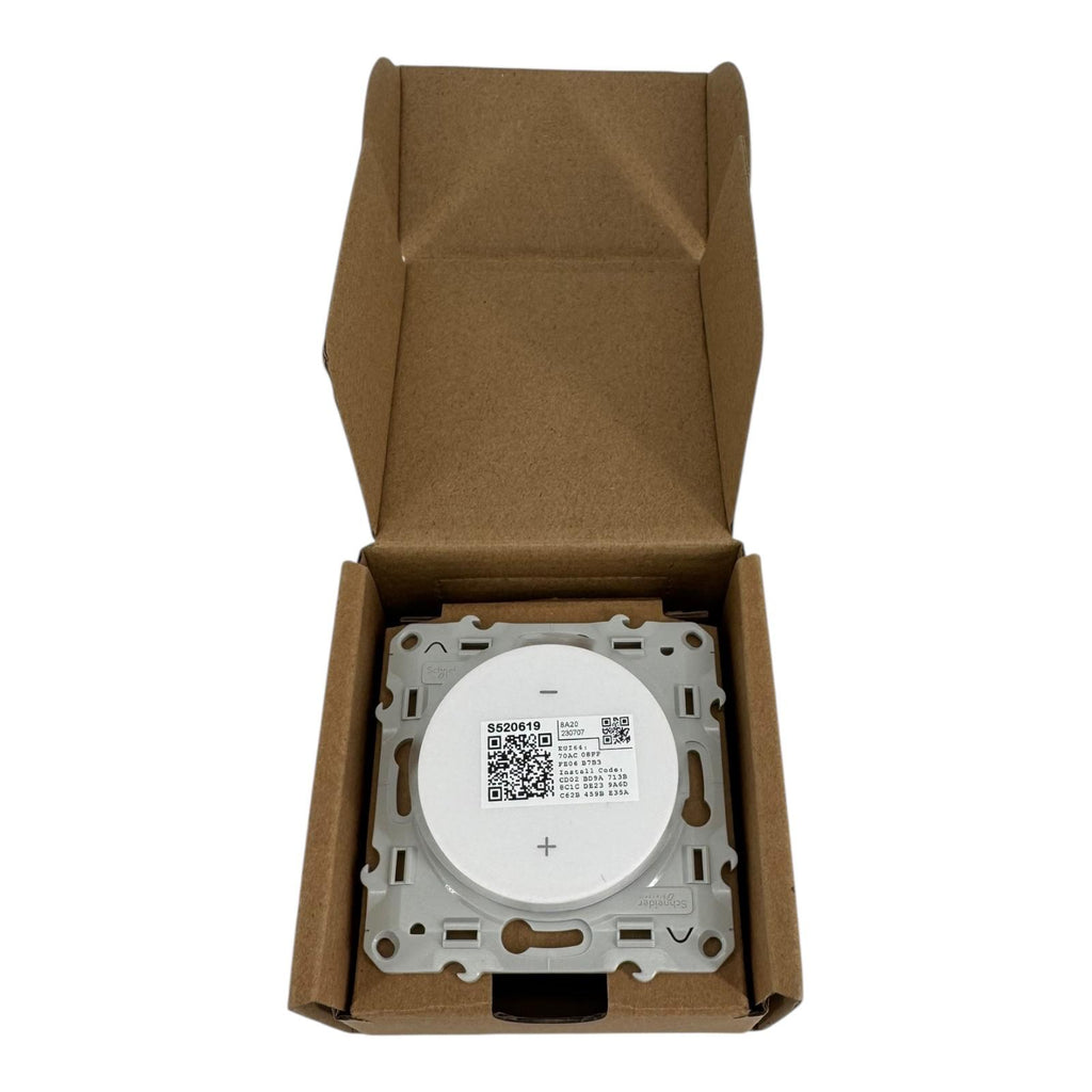 Schneider Electric Wiser Odace Vernetzter Thermostat mit Kabel 2A Weiß S520619