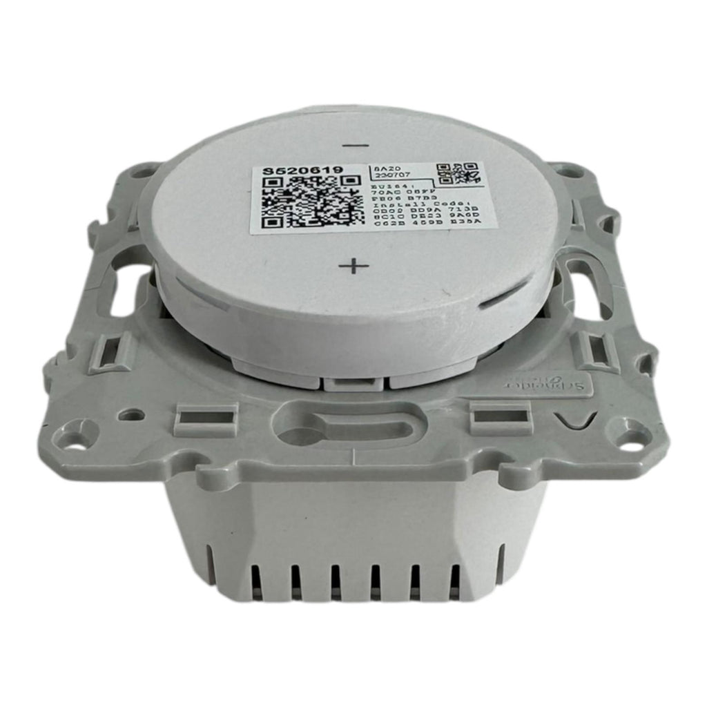 Schneider Electric Wiser Odace Vernetzter Thermostat mit Kabel 2A Weiß S520619