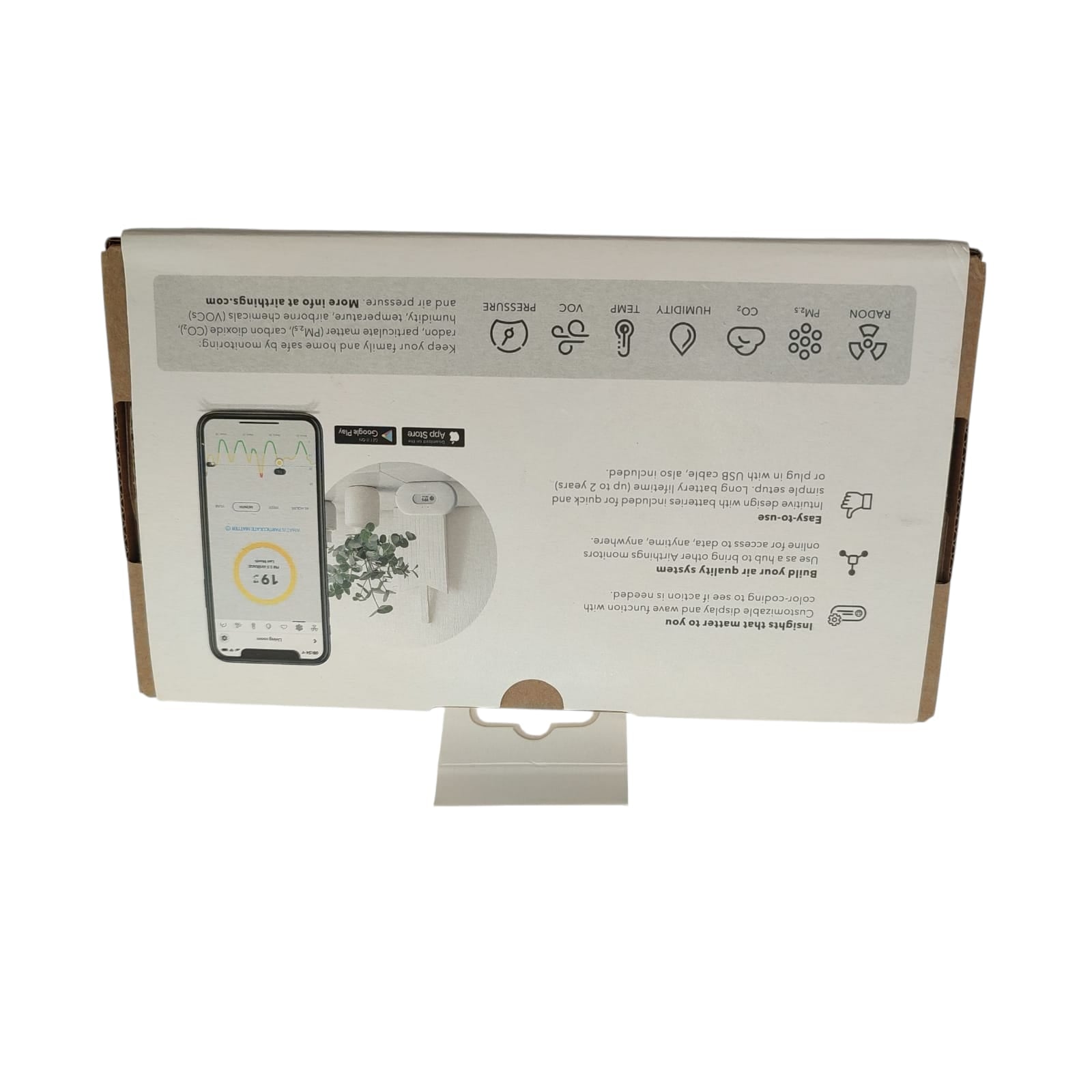 Airthings 2960 View Plus Intelligenter Radon- und Luftqualitätsmesser