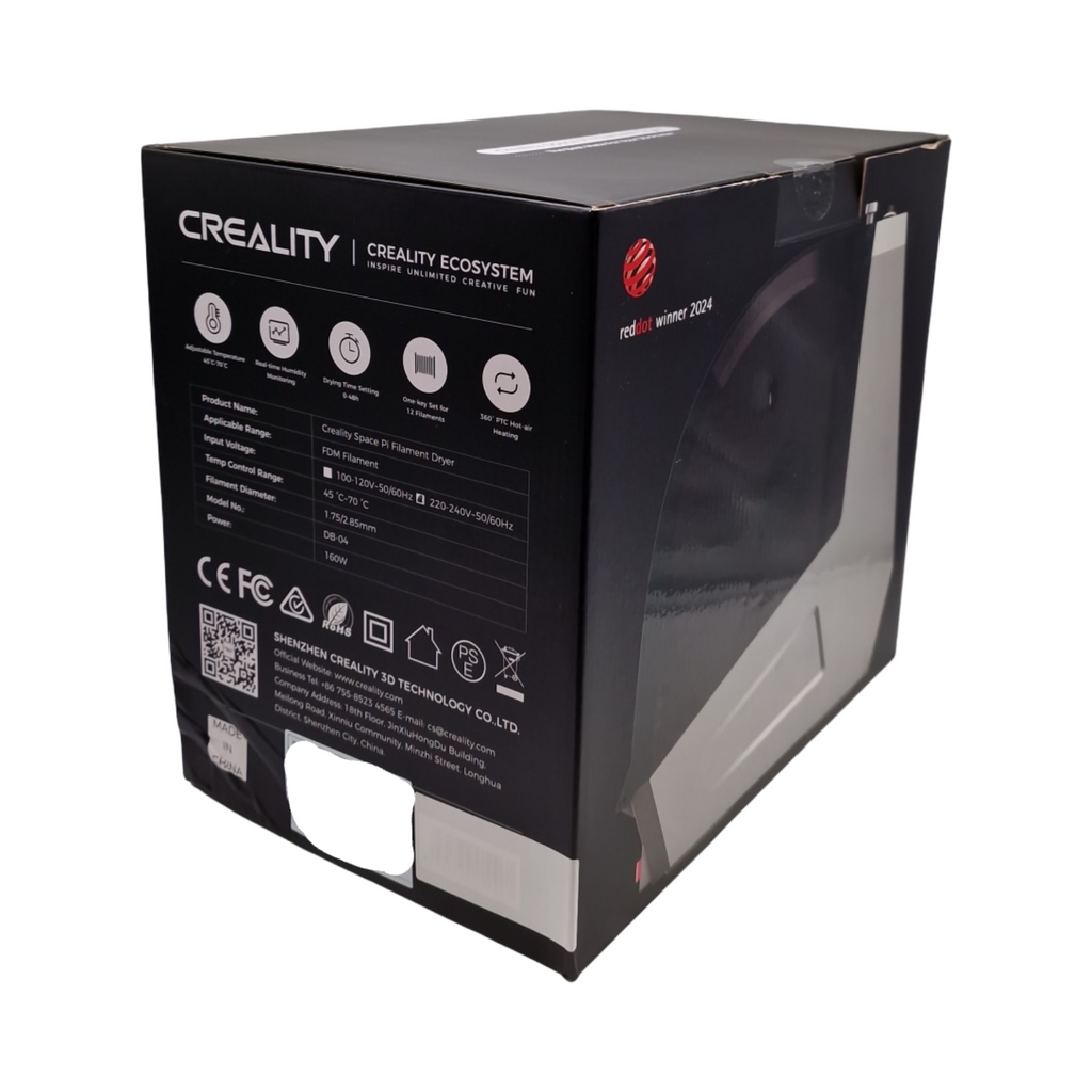 Creality Space Pi Filamenttrockner Plus 3D Drucker Box 2 Rollen 360° Heißluftheizung