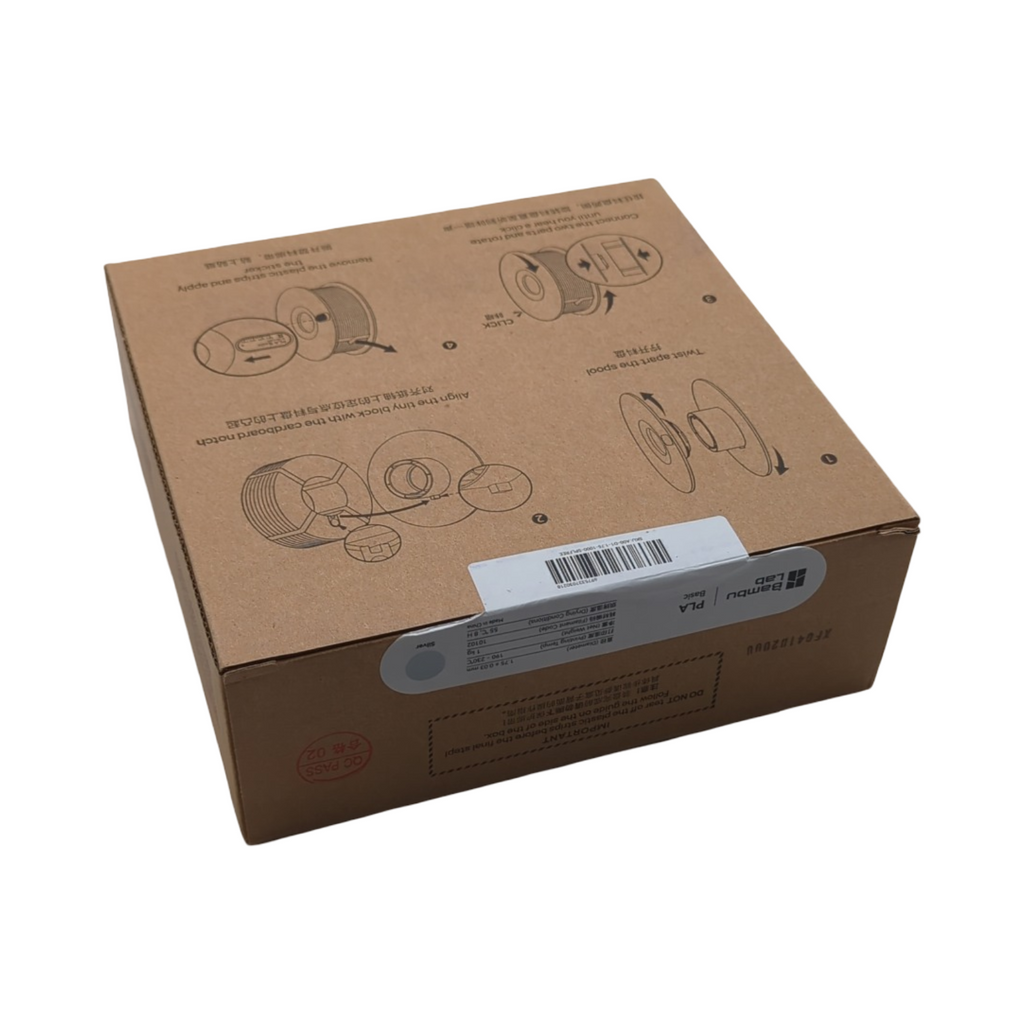 Bambu Lab PLA 3D-Drucker-Filament 1,75 mm maßgenau schnelles Drucken RFID kein Verziehen
