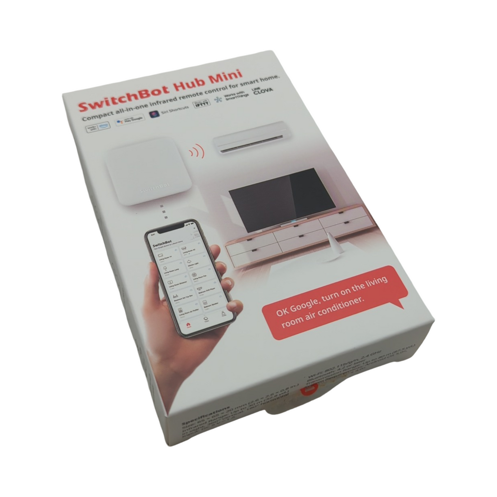 SwitchBot Thermometer Hygrometer Set Innen Digital Bluetooth mit Hub Mini und App Datenspeicherung 2er Pack