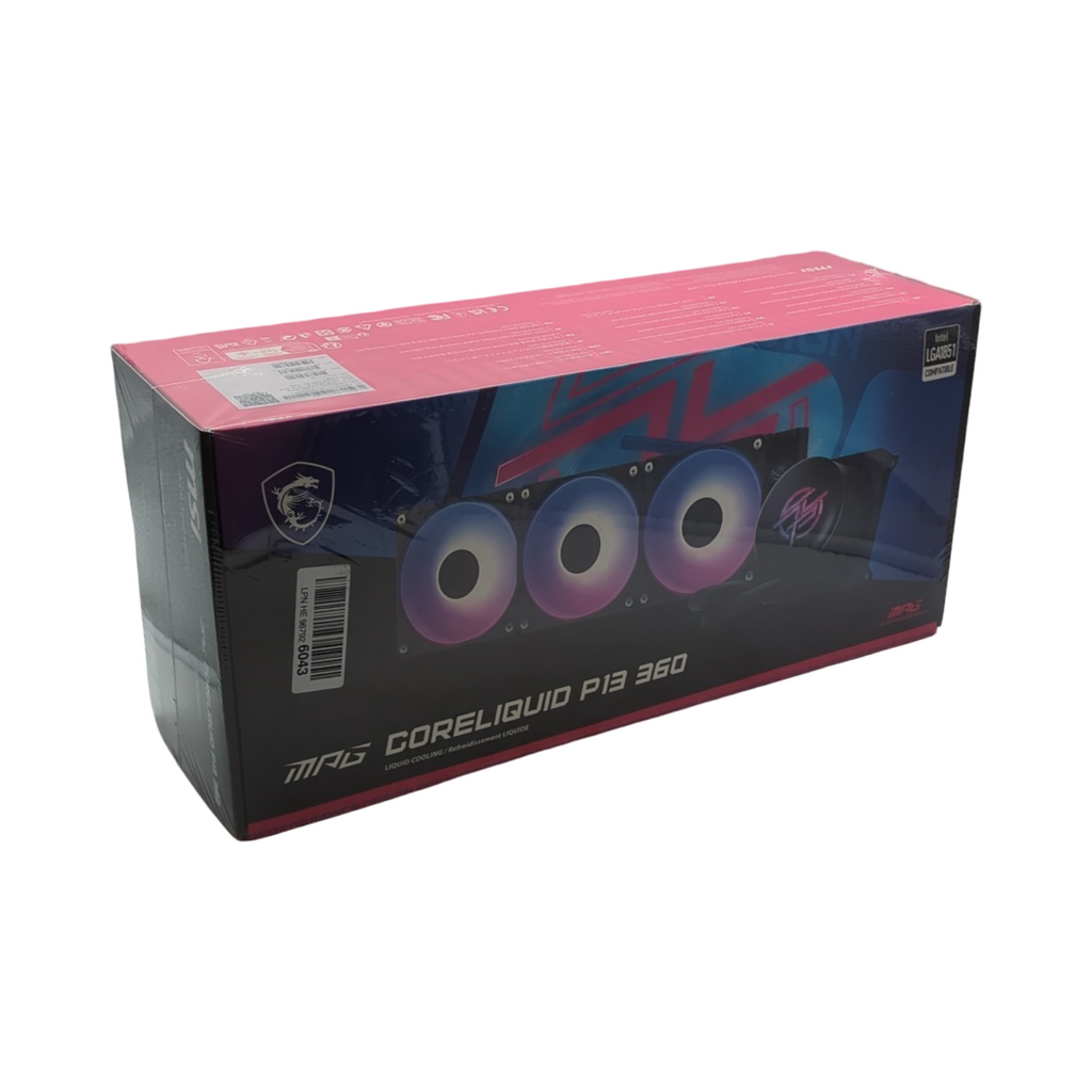 MSI MPG CORELIQUID P13 360 All-in-One Flüssigkeitskühler ARGB Schwarz 360mm für Intel AMD