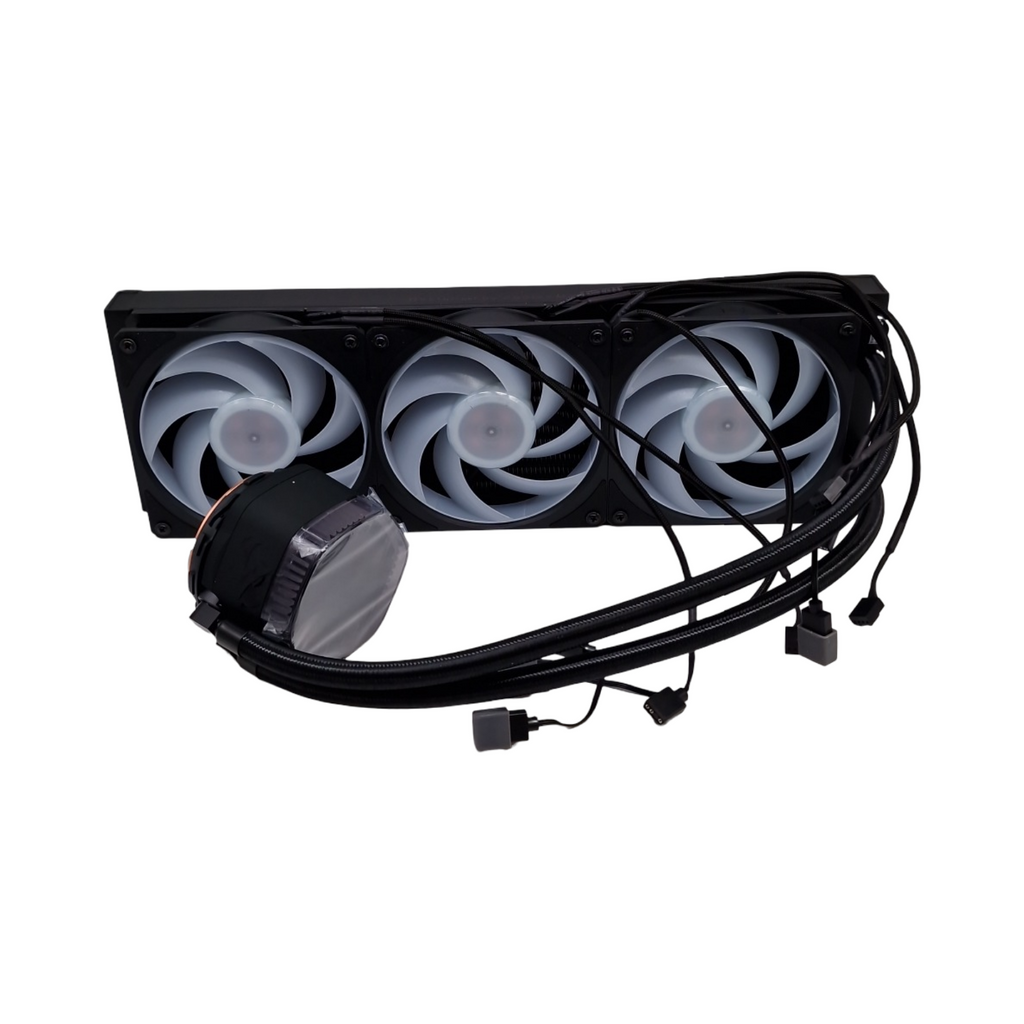 Cooler Master MasterLiquid 360 Ion Wasserkühlung CPU LCD-Display 2.1 Zoll AIO Dualkammer-Pumpe Gen X Mobius Lüfter 1