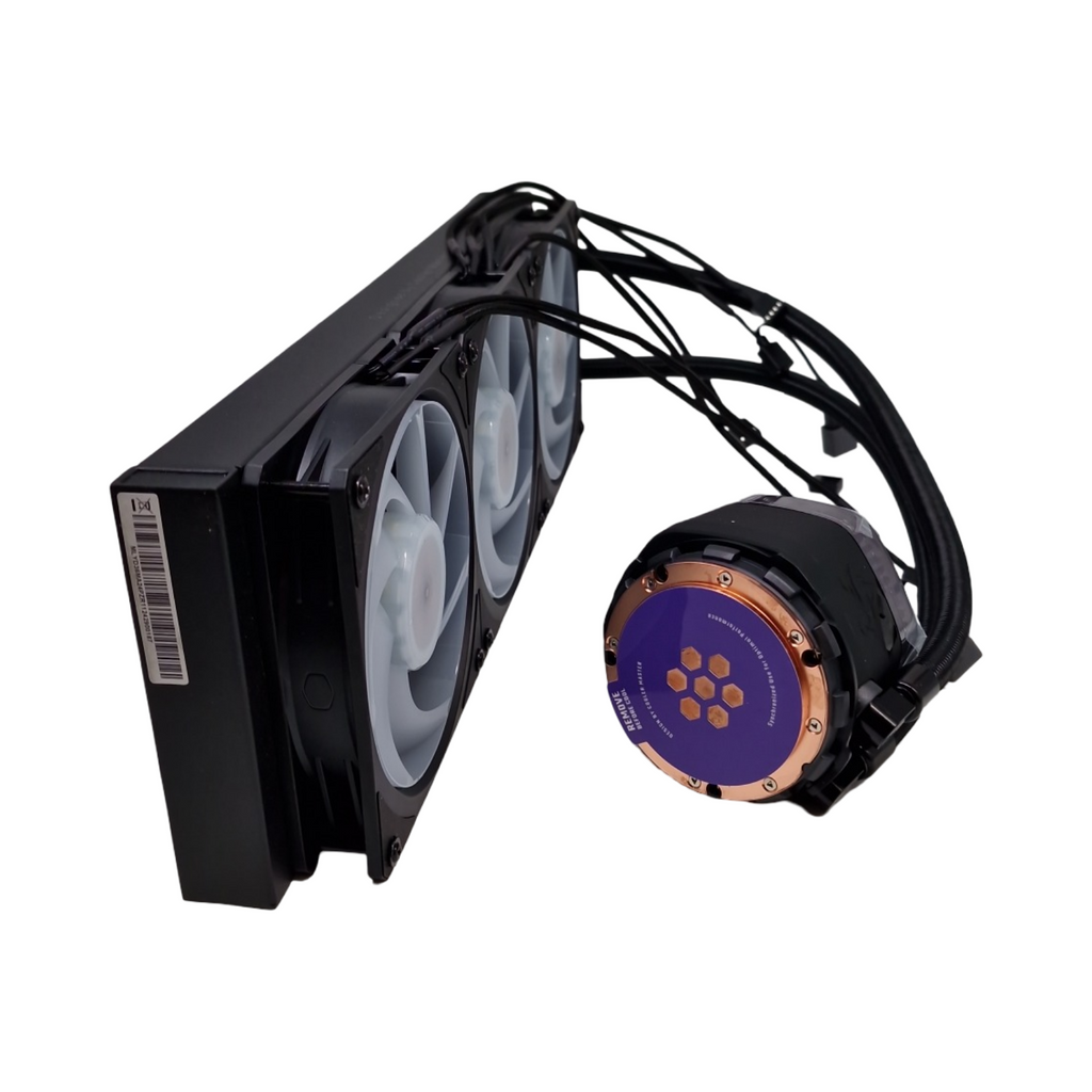 Cooler Master MasterLiquid 360 Ion Wasserkühlung CPU LCD-Display 2.1 Zoll AIO Dualkammer-Pumpe Gen X Mobius Lüfter 1