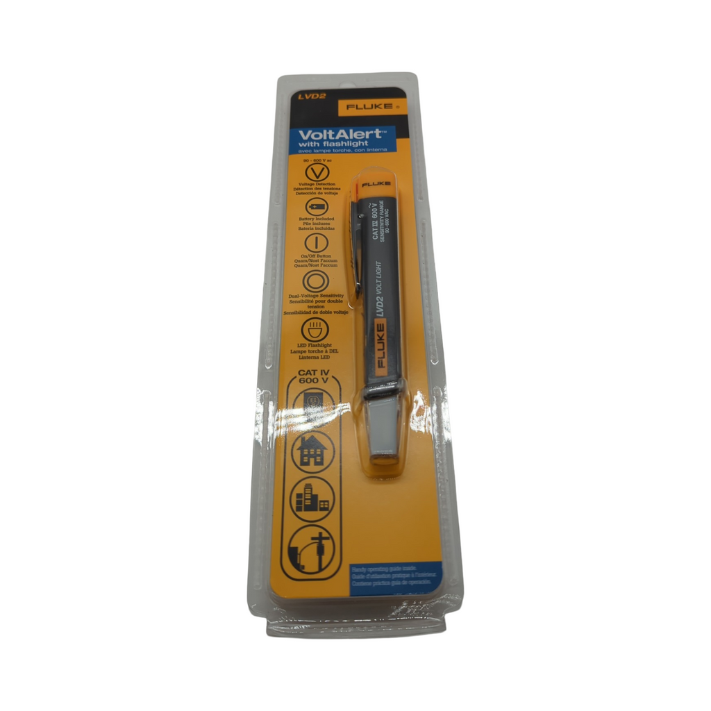 Fluke Detector kompakt schwarz mit Taschenlampe