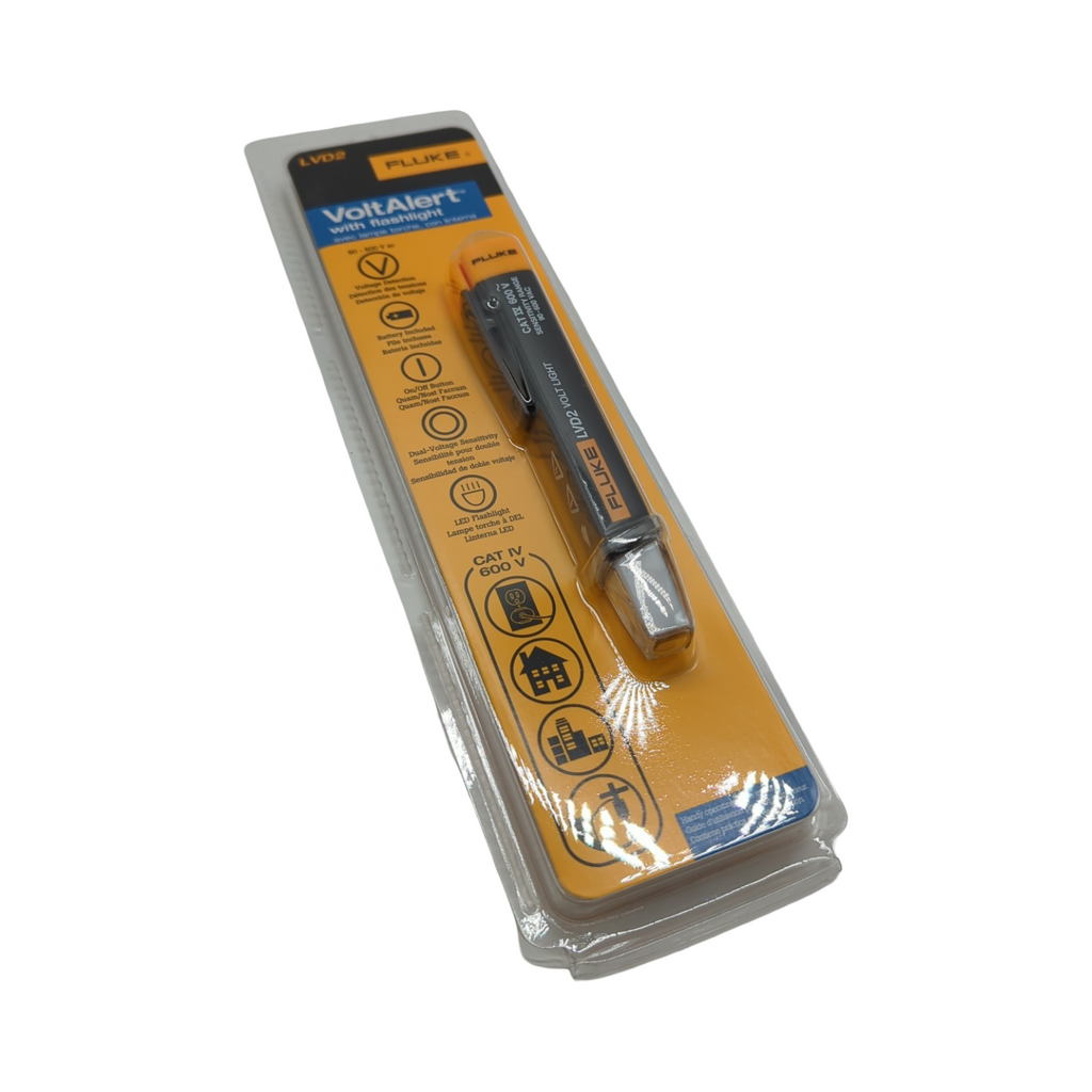 Fluke Detector kompakt schwarz mit Taschenlampe
