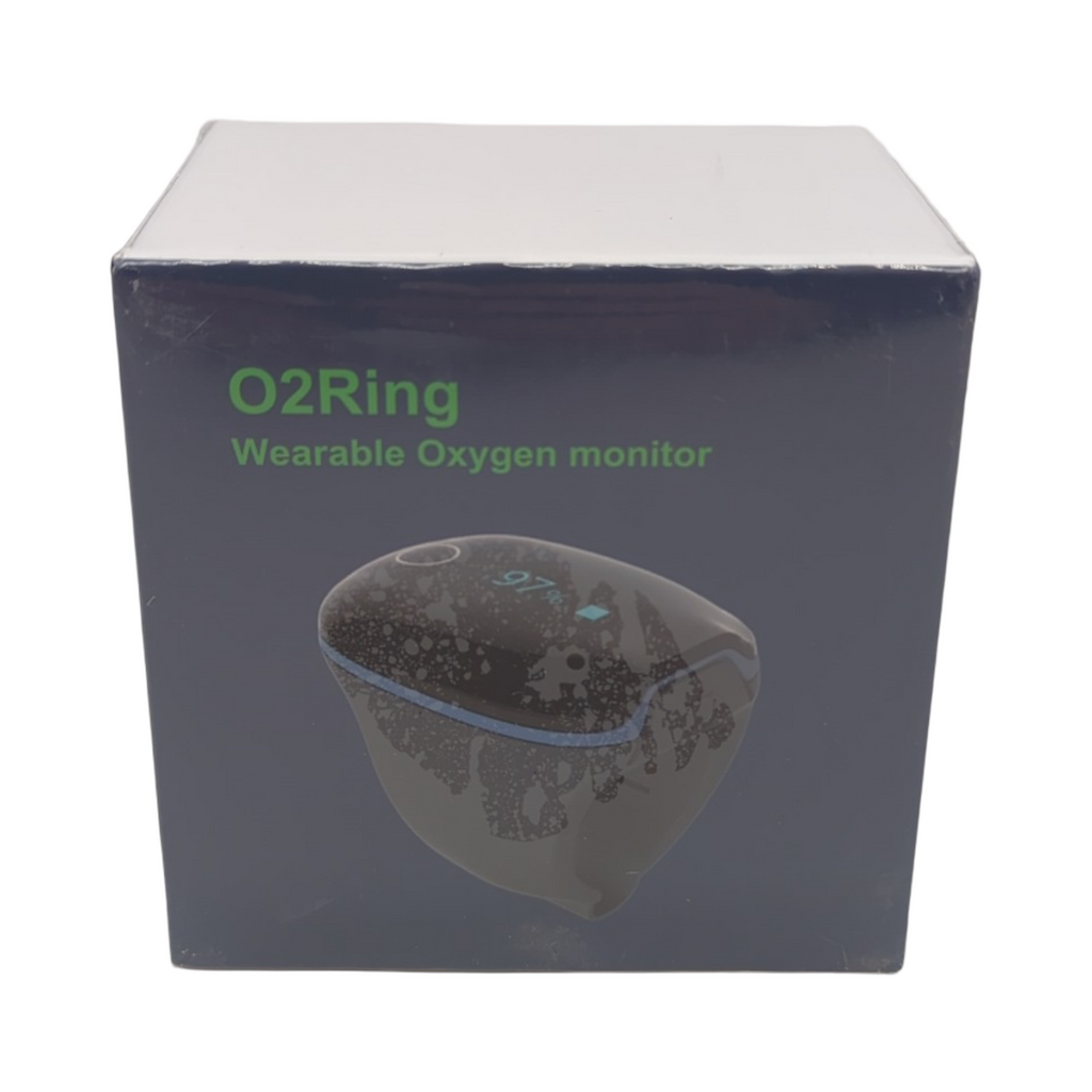 O2 Ring Pulsoximeter Fingertip Bluetooth Überwachung mit Alarm