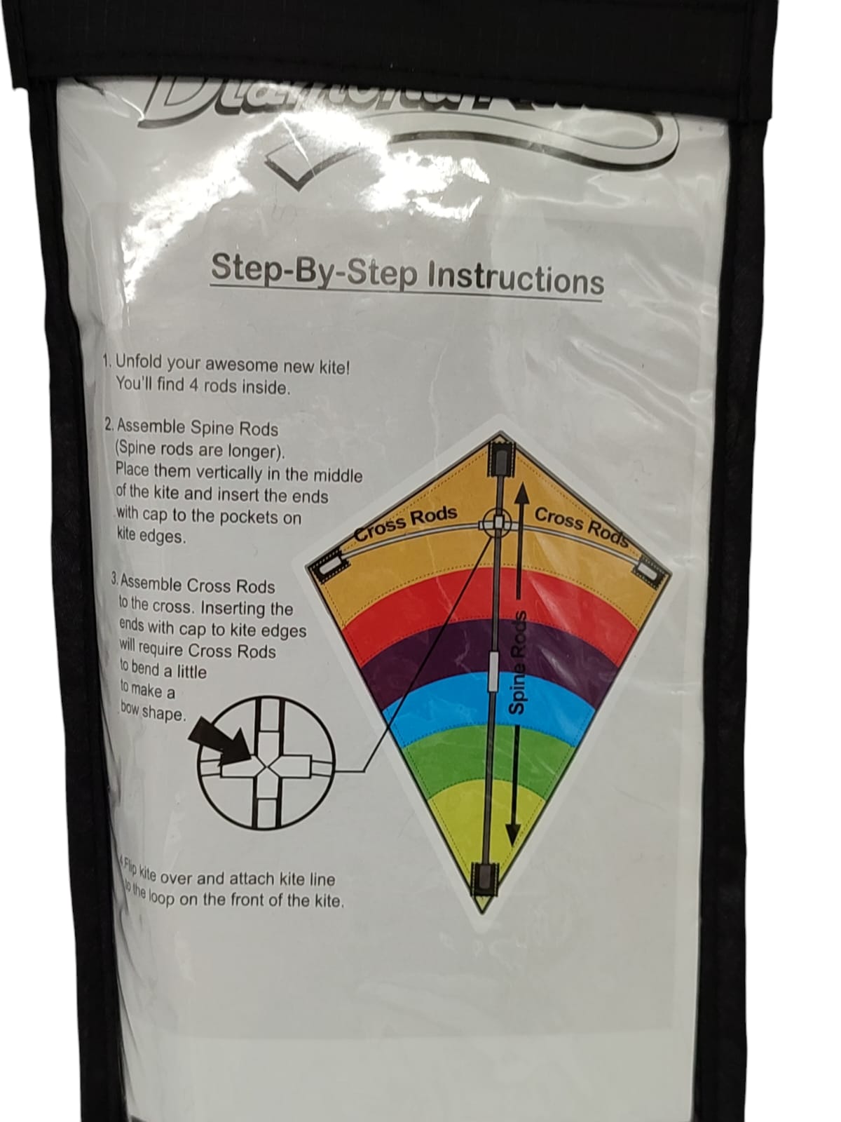 Kids Kite Set Rainbow Delta Kite 2-Pack