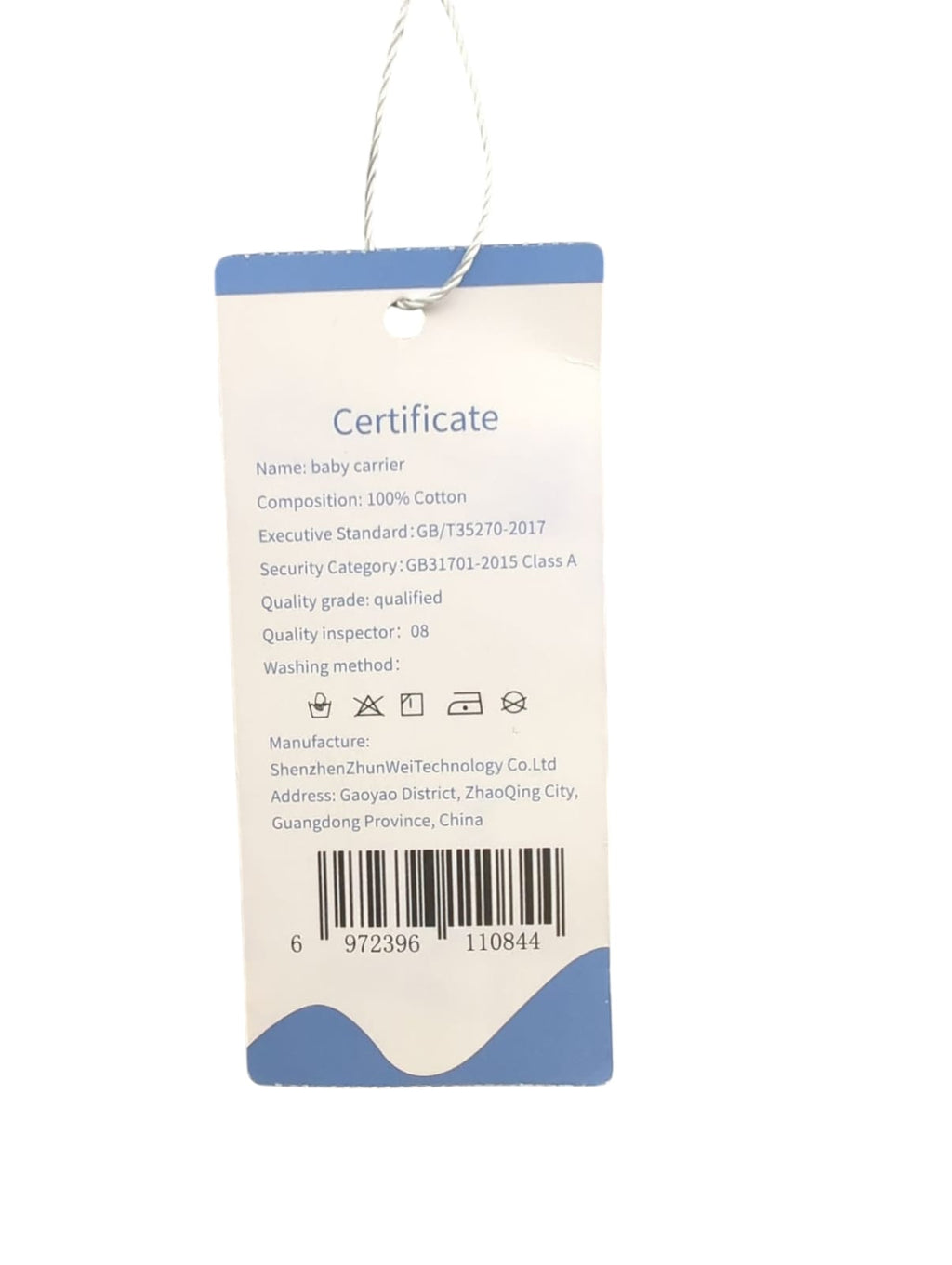 Xiuyer Baby Carrier Blue Baby Carrier Sling for Babies 3-10 kg