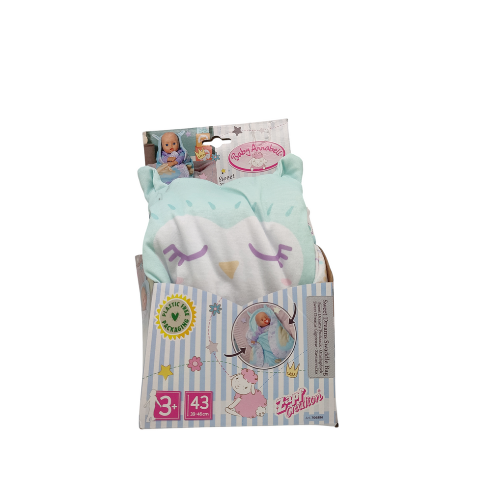 Baby Annabell Sweet Dreams Schlafsack, Decke für Puppen 36 und 43 cm