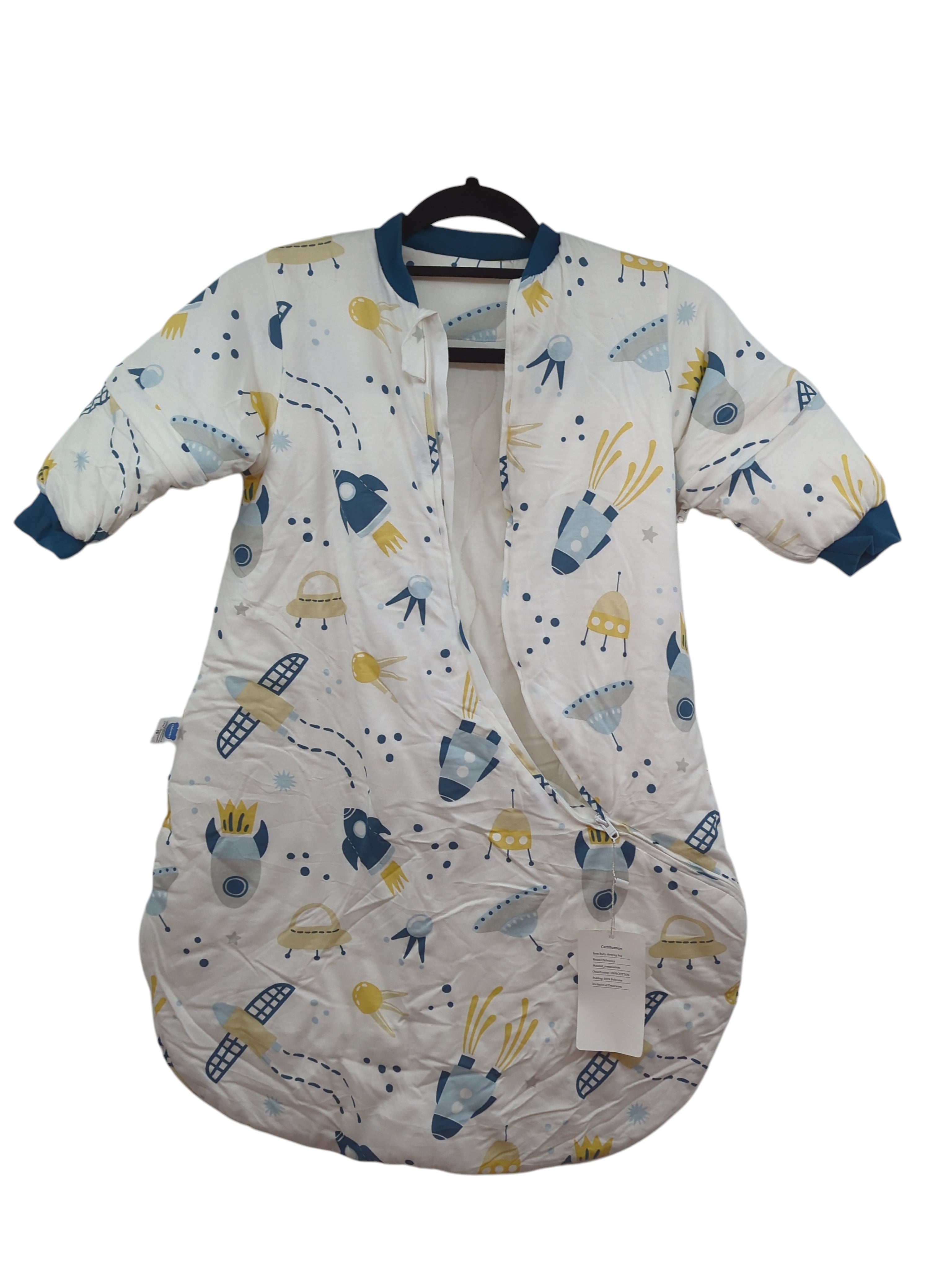 Chilsuessy Baby Winterschlafsack mit abnehmbaren Ärmeln, 80 g wattiert