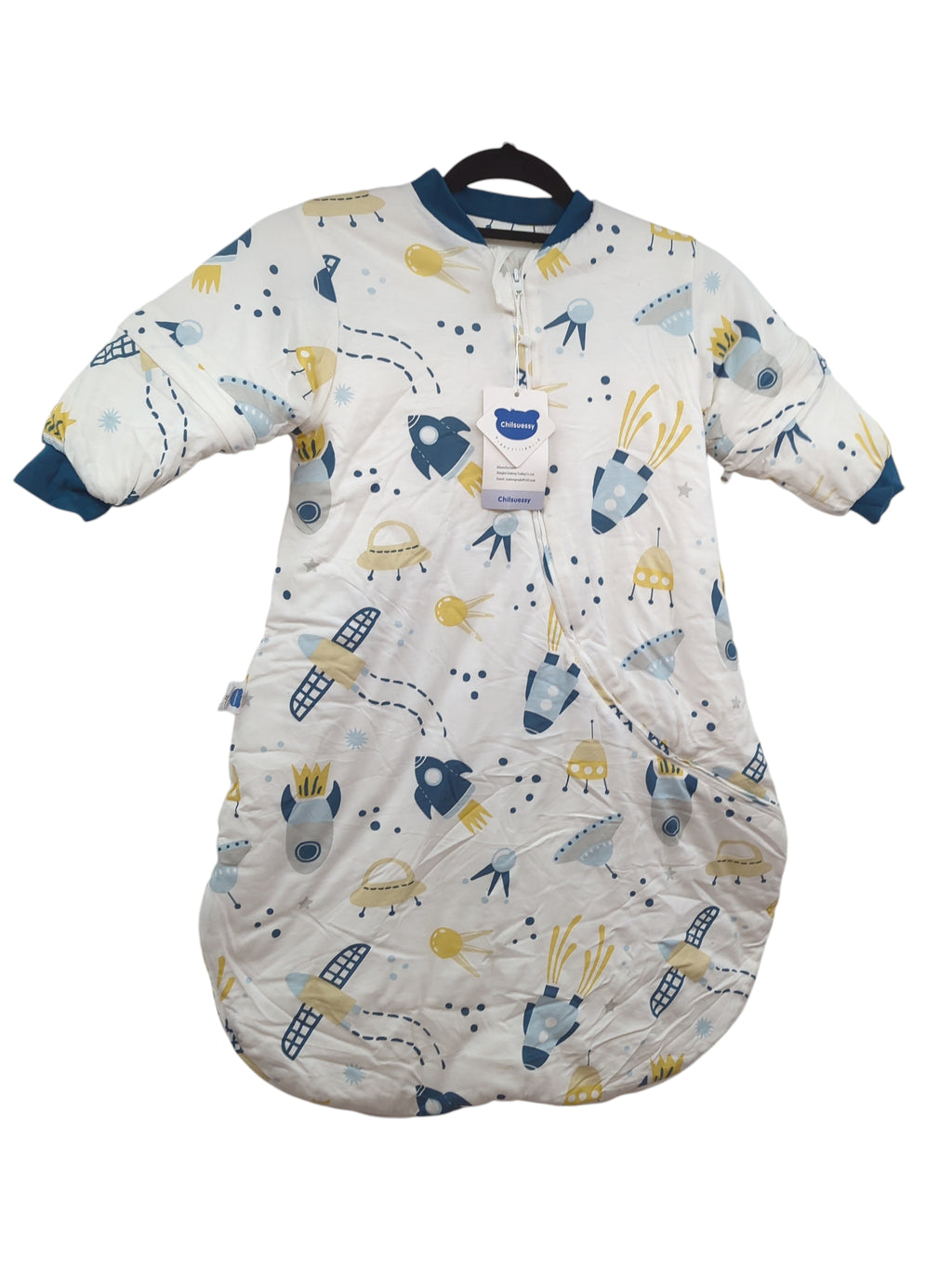 Chilsuessy Baby Winterschlafsack mit abnehmbaren Ärmeln, 80 g wattiert
