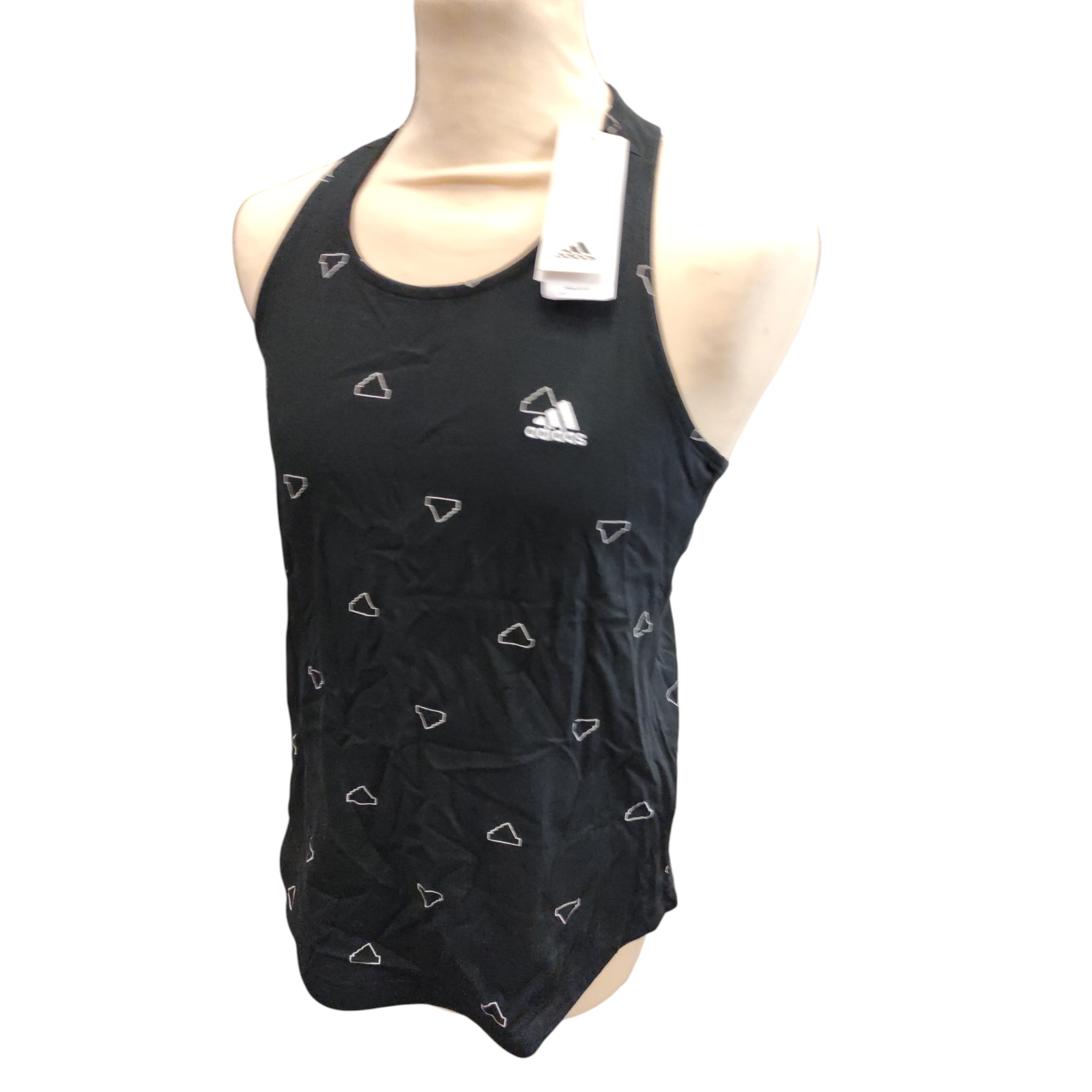 Adidas Essentials Monogram Damen Tanktop mit Grafik Loose Fit Größe M