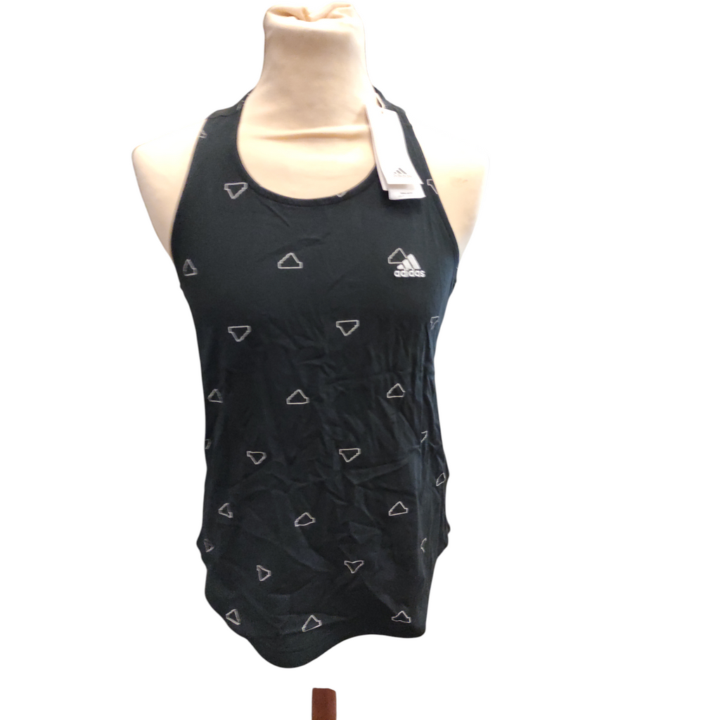 Adidas Essentials Monogram Damen Tanktop mit Grafik Loose Fit Größe M