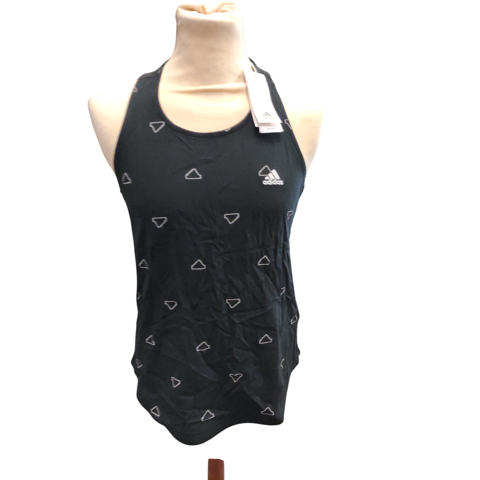 Adidas Essentials Monogram Damen Tanktop mit Grafik Loose Fit Größe M
