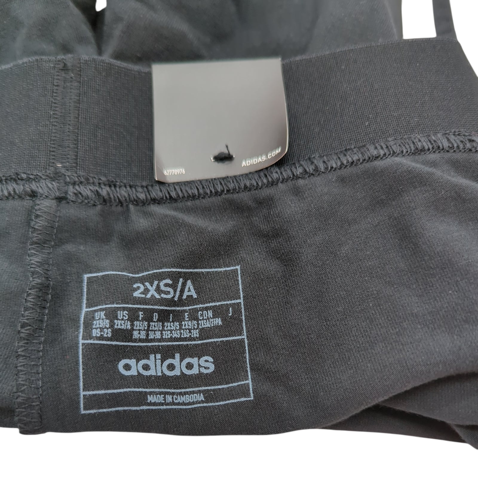 adidas Damen Tights 3/4 D2M Regular-Rise 3 Streifen Größe 2XS