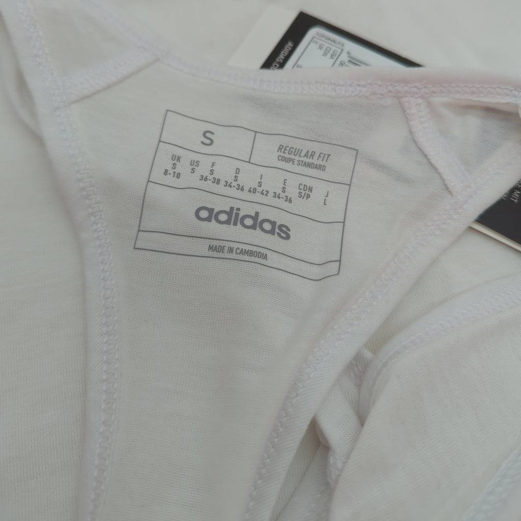 adidas Damen Workout Essentials Tanktop minimalem Branding Größe S