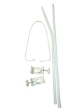 Domiva Single Arm for Bed Height 152 cm White