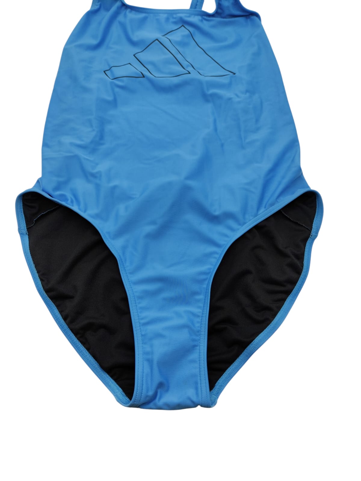 adidas Big Bars Damen Badeanzug Sport Schwimmanzug Größe 40 Blau