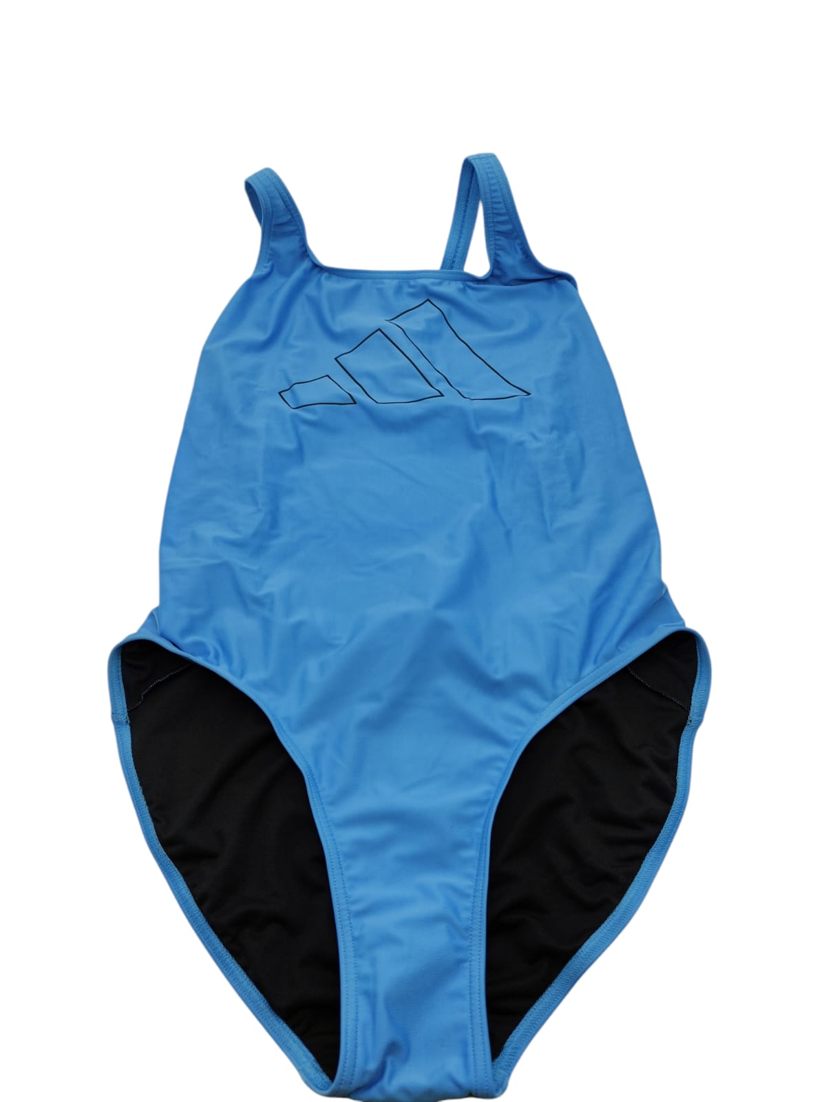 adidas Big Bars Damen Badeanzug Sport Schwimmanzug Größe 40 Blau