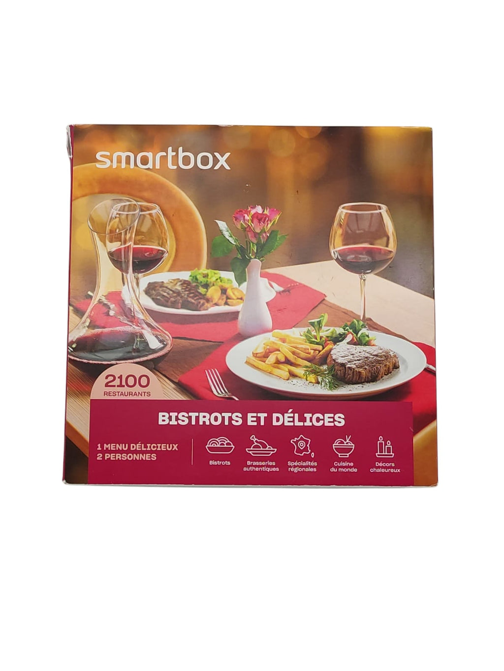 SMARTBOX Gift Box Dinner for Two Men Women Couples