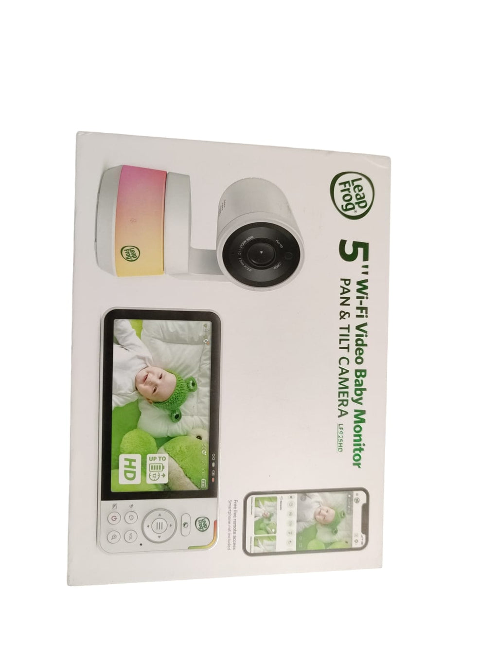 LeapFrog LF925HD Babyphone mit Kamera 720p 5-Zoll-HD-Farbdisplay Babyfone