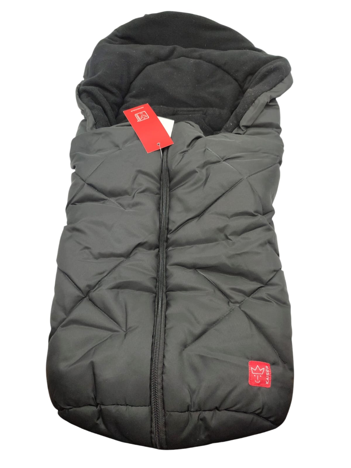 Kaiser 6534725 Kuschelsäckchen Fleece schwarz Schalensitz Gruppe 0