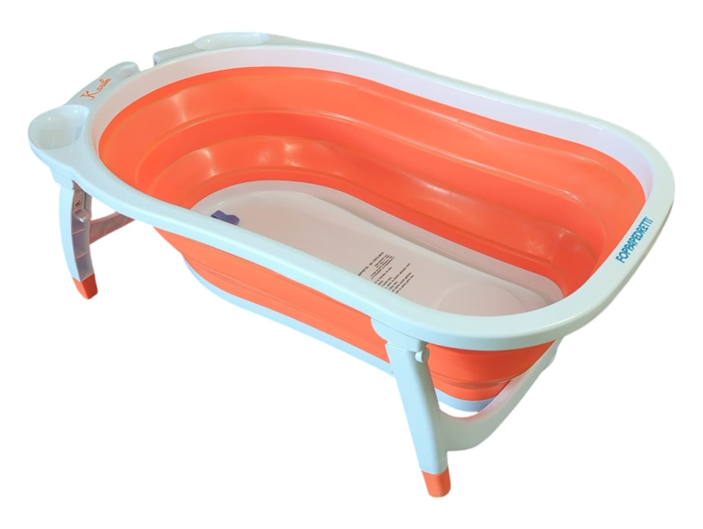Foppapedretti Soffietto Baby-Badewanne für Babys bis 15 kg orange