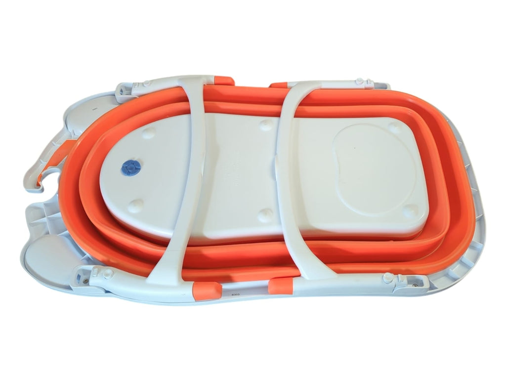 Foppapedretti Soffietto Baby-Badewanne für Babys bis 15 kg orange