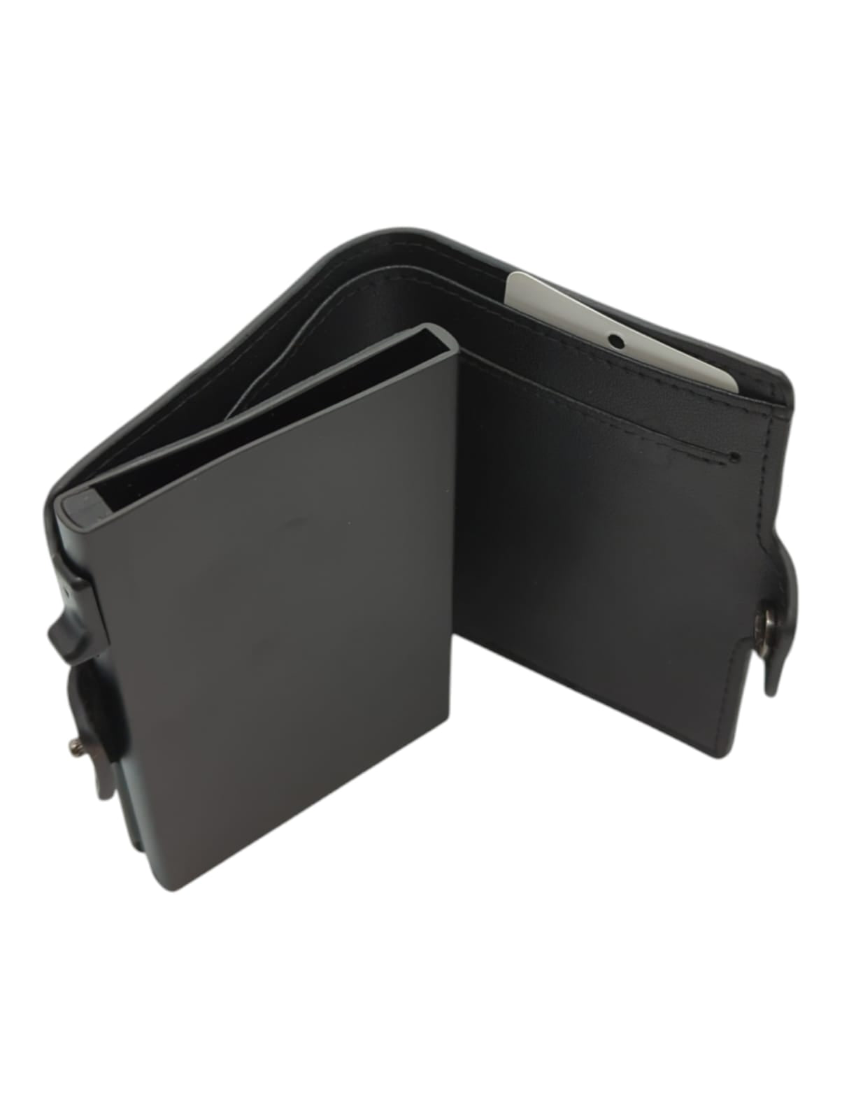 Teehon Herren Geldbörse Slim Wallet RFID Schutz Münzfach Schwarz