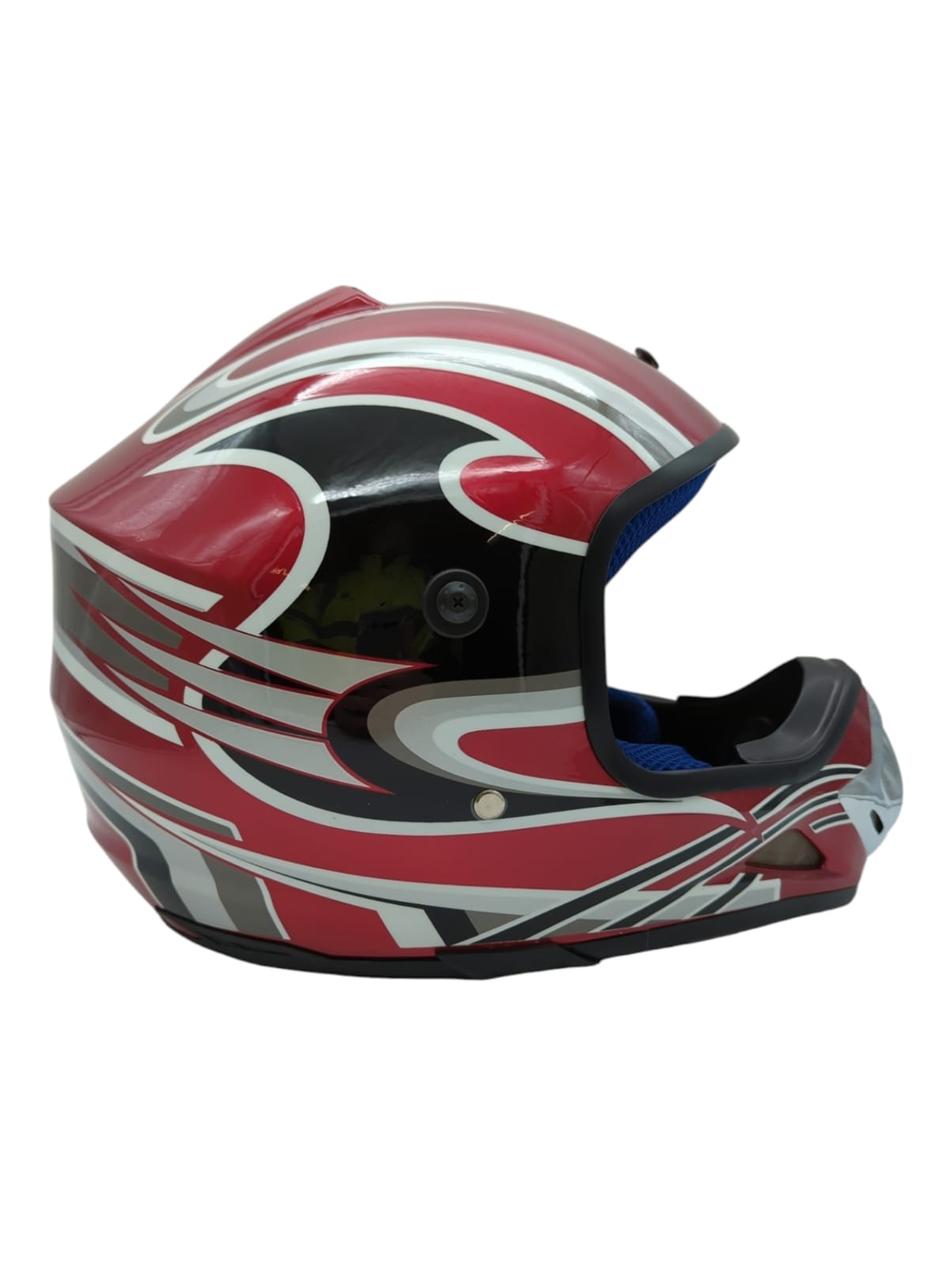 Samger DOT Jugend Offroad Motocross Helm rot Größe L