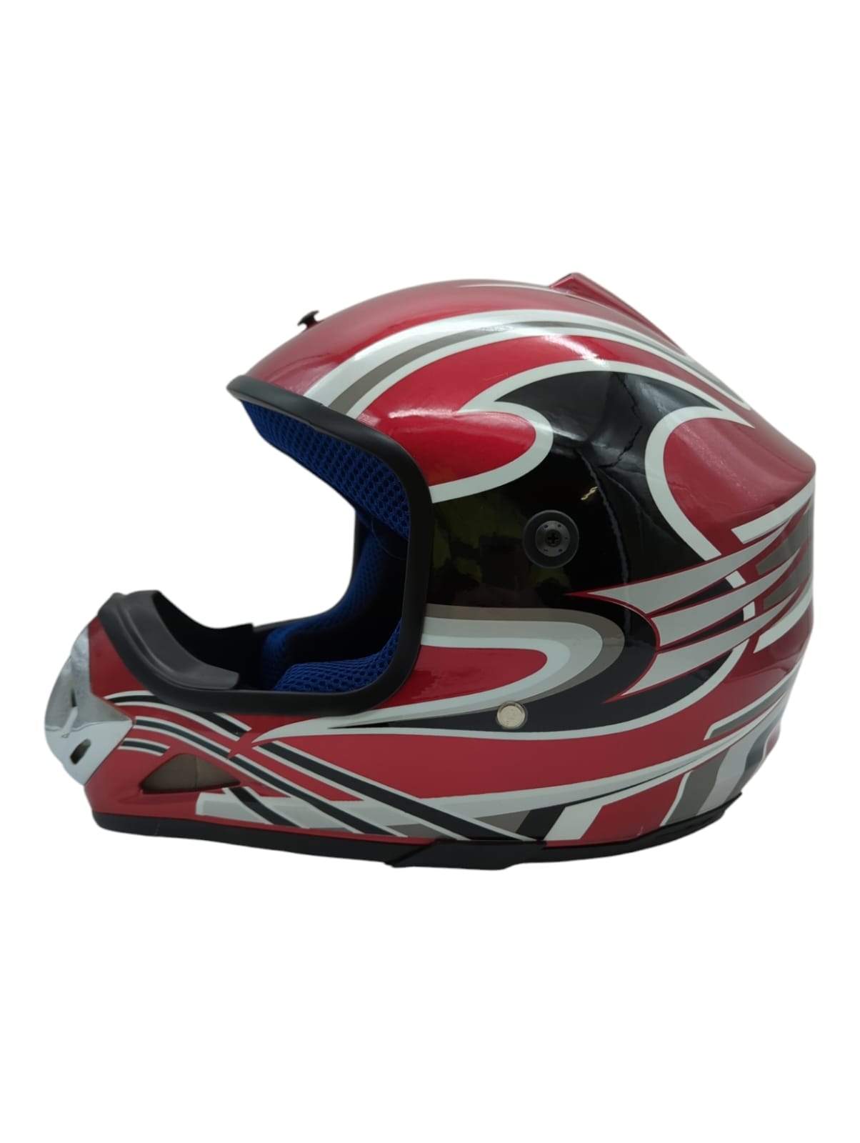 Samger DOT Jugend Offroad Motocross Helm rot Größe L