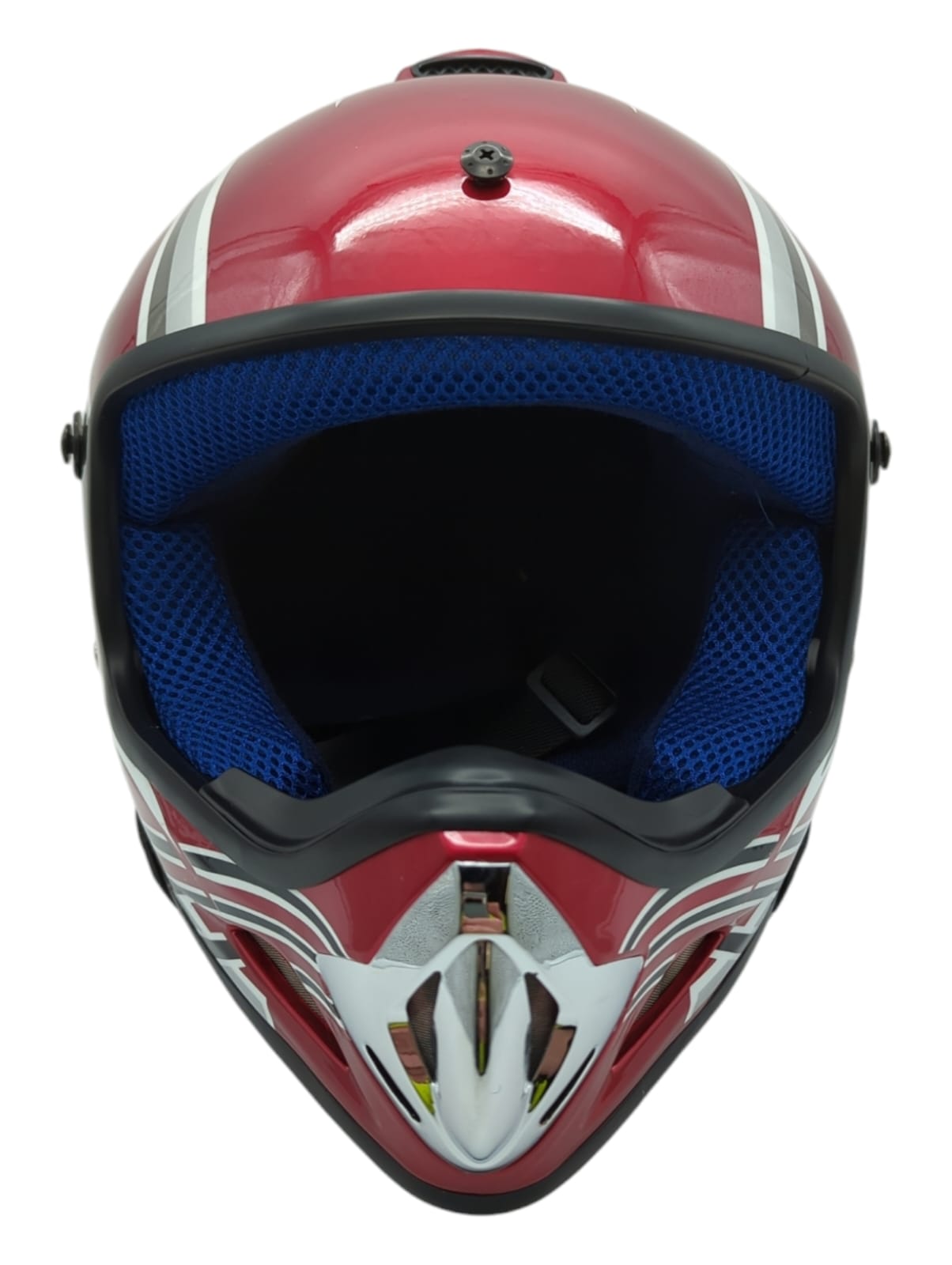 Samger DOT Jugend Offroad Motocross Helm rot Größe L