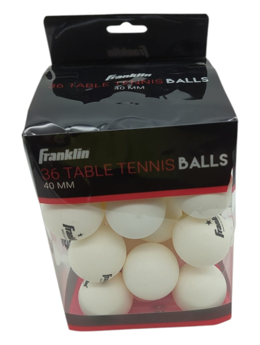 Franklin Sports Tischtennisbälle 40 mm offizielle Größe