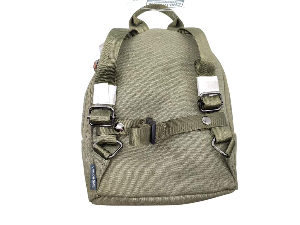 CHILDHOME Kinderrucksack Vorschule 2 Fächer grün