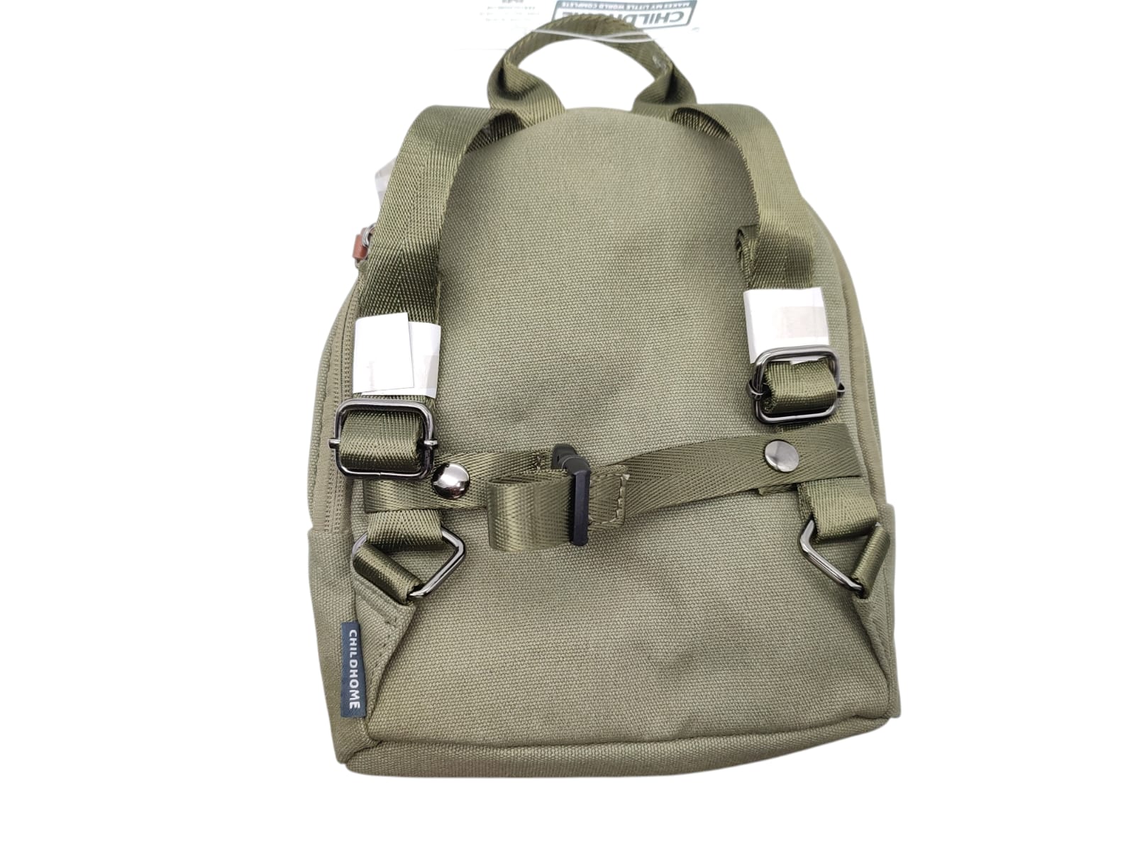 CHILDHOME Kinderrucksack Vorschule 2 Fächer grün