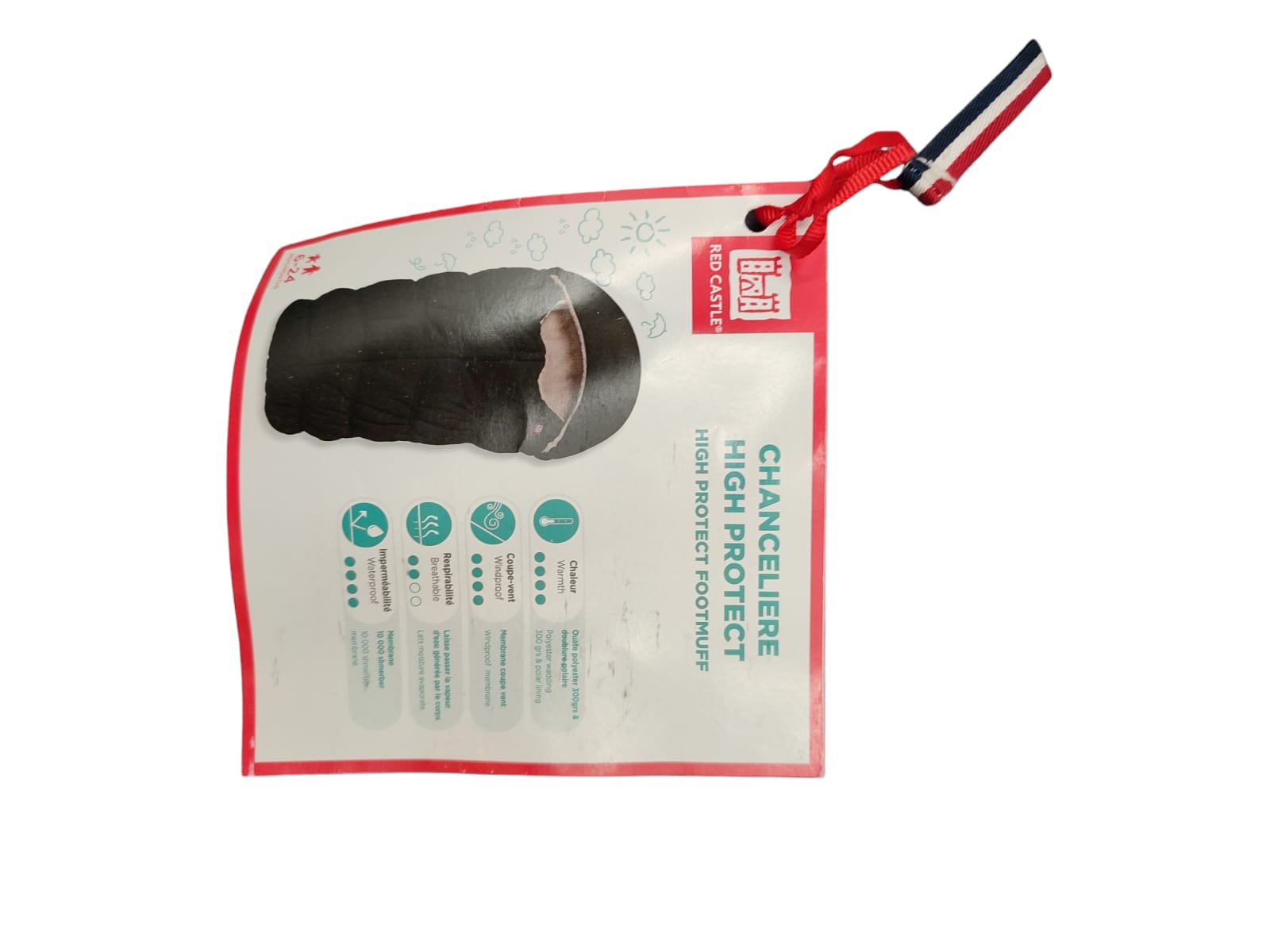 Red Castle 084622 Universal Fußsack für Babys Winter grau
