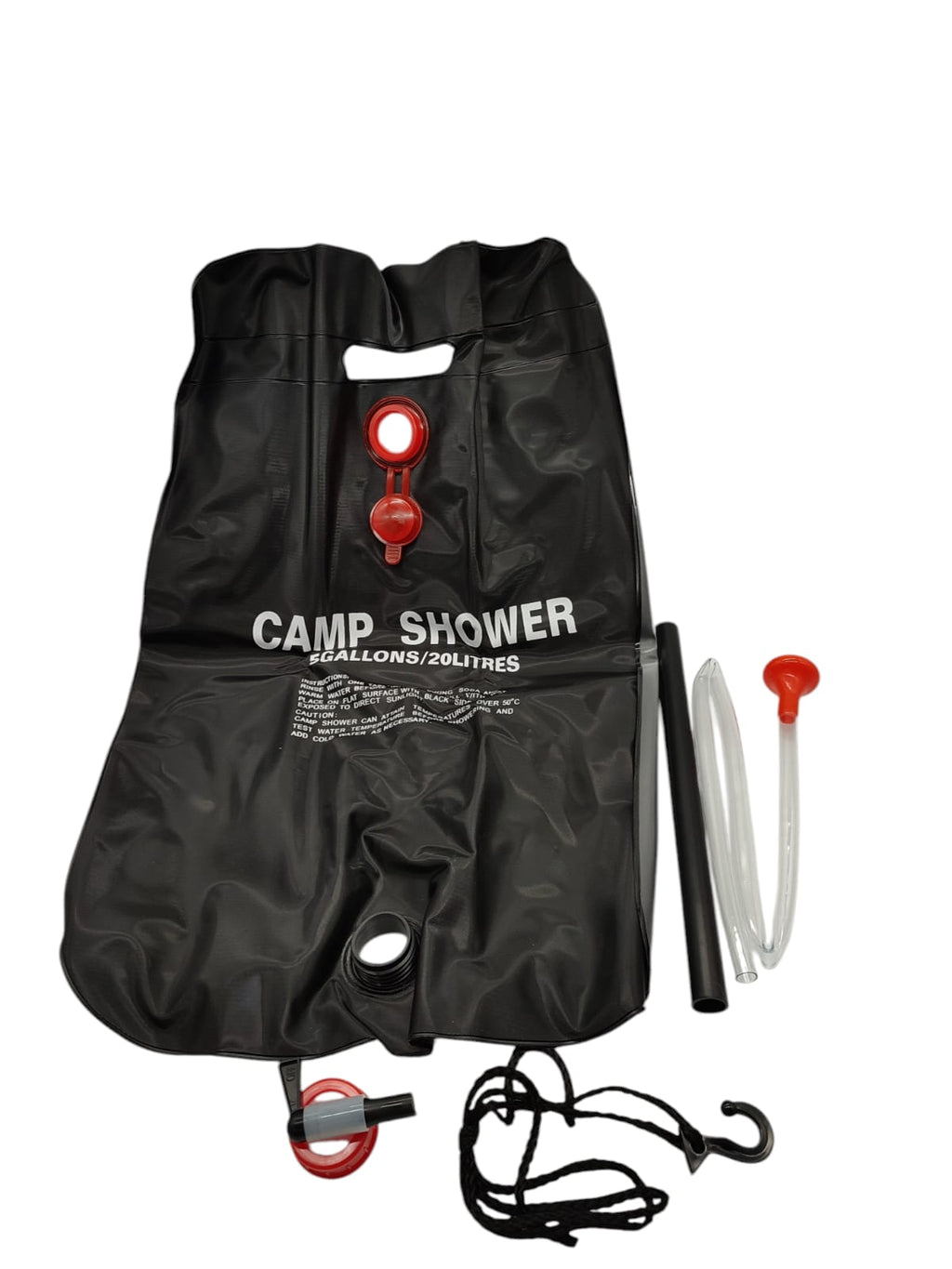 Relaxdays Solardusche Campingdusche 20 l schwarz Handbrause