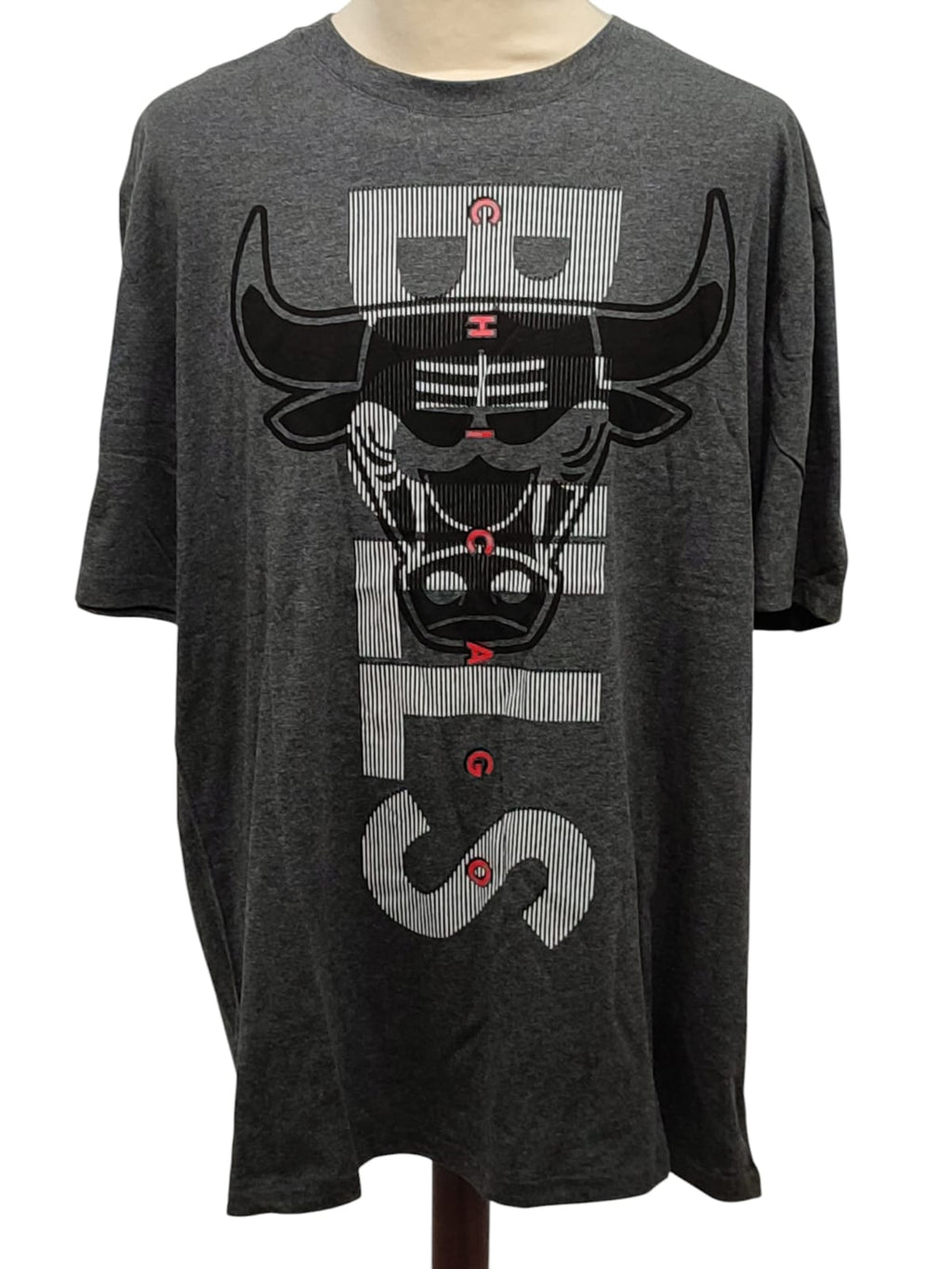 Ultra Game UNK NBA T-Shirt Herren Kurzarm Logo grau Größe XXL