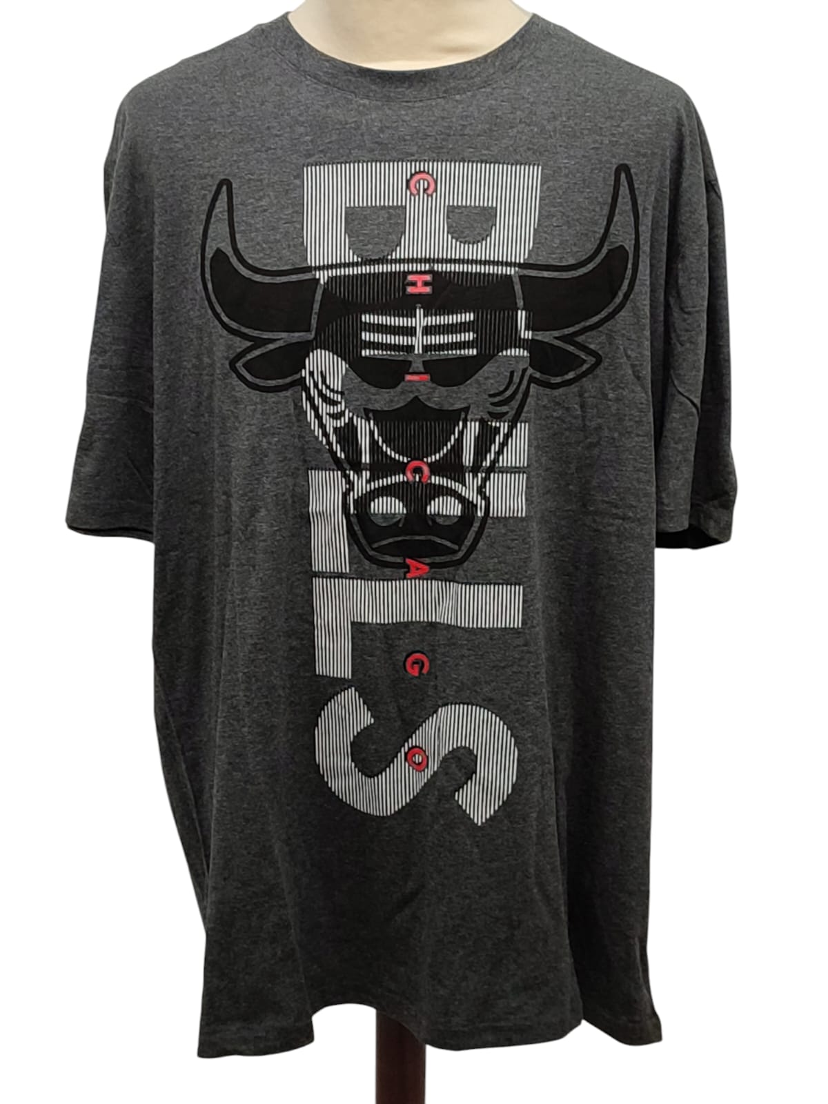Ultra Game UNK NBA T-Shirt Herren Kurzarm Logo grau Größe XXL