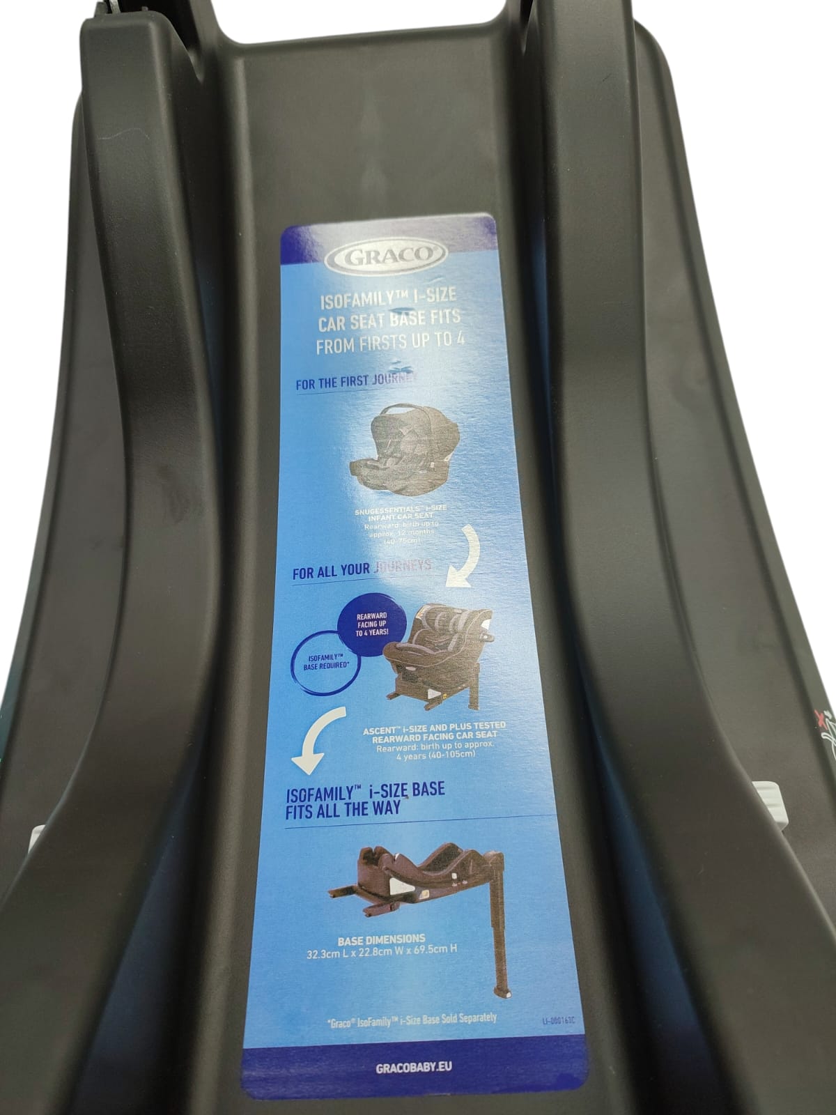 Graco IsoFamily i-Size ISOFIX Sitzunterlage Schwarz