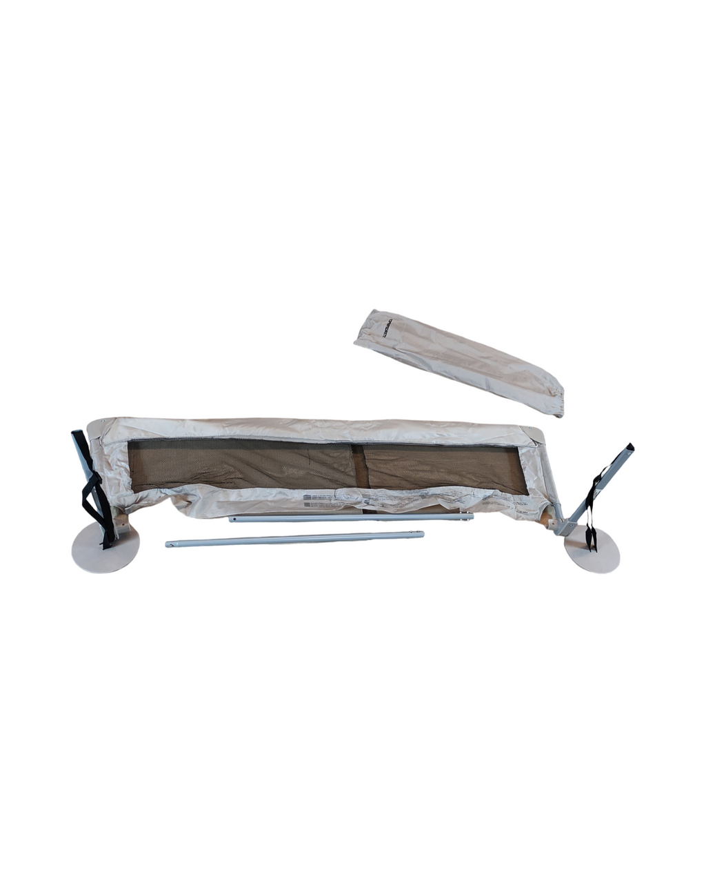 Foppapedretti Hoplà Bettgitter Kinder klappbar 150 x 43 cm Sandfarben
