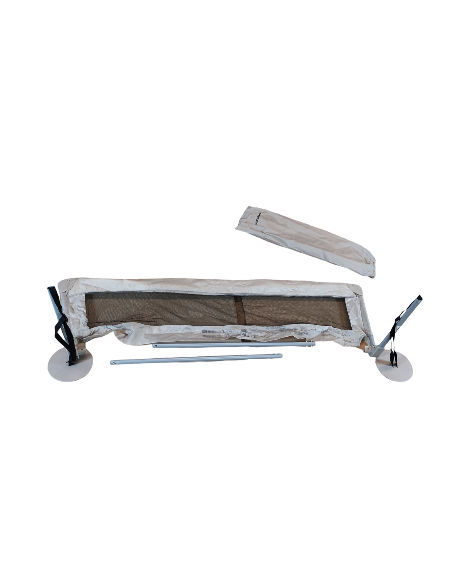 Foppapedretti Hoplà Bettgitter Kinder klappbar 150 x 43 cm Sandfarben