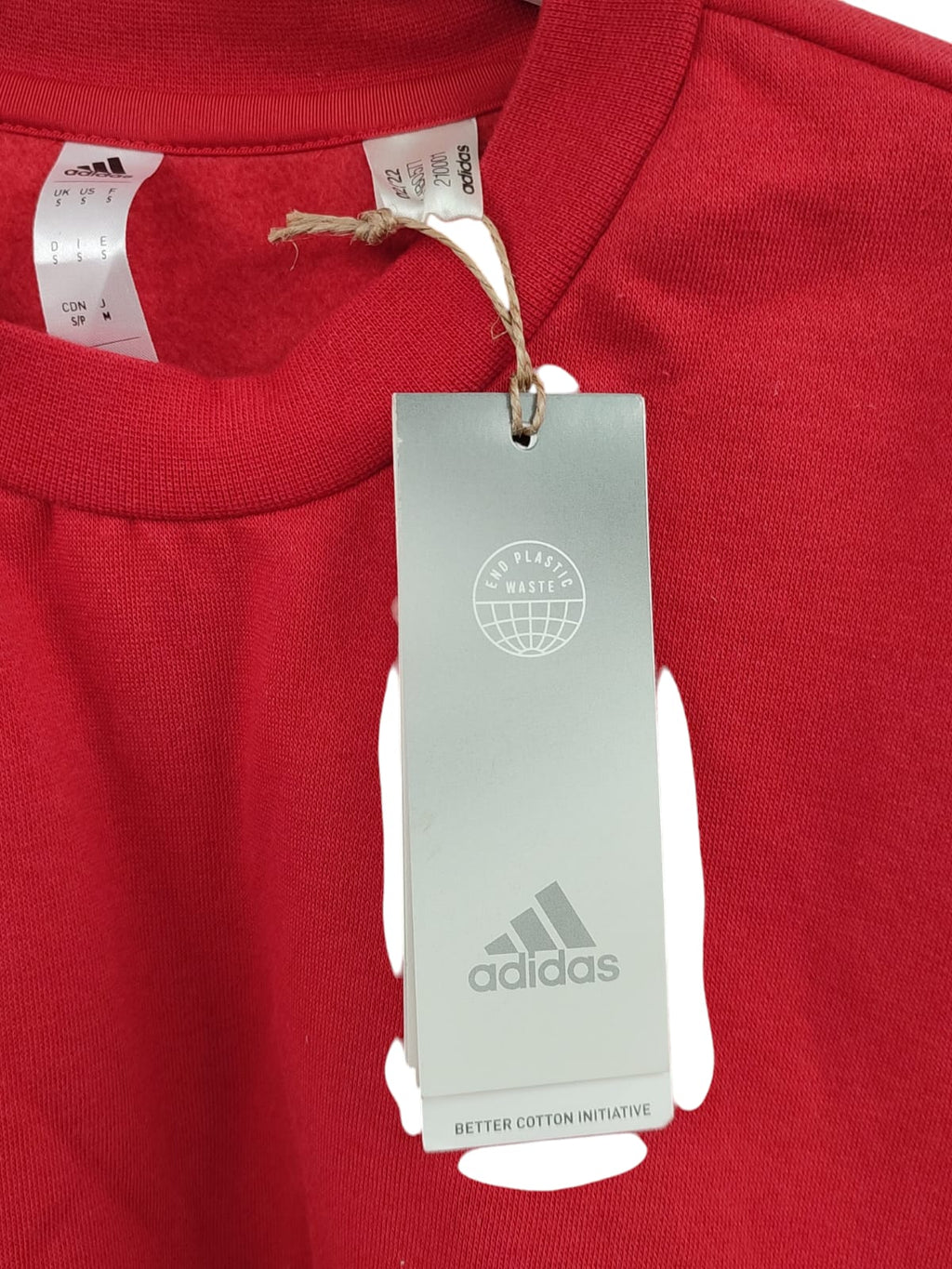 adidas Herren Team Power Hoodie rot Gr. S